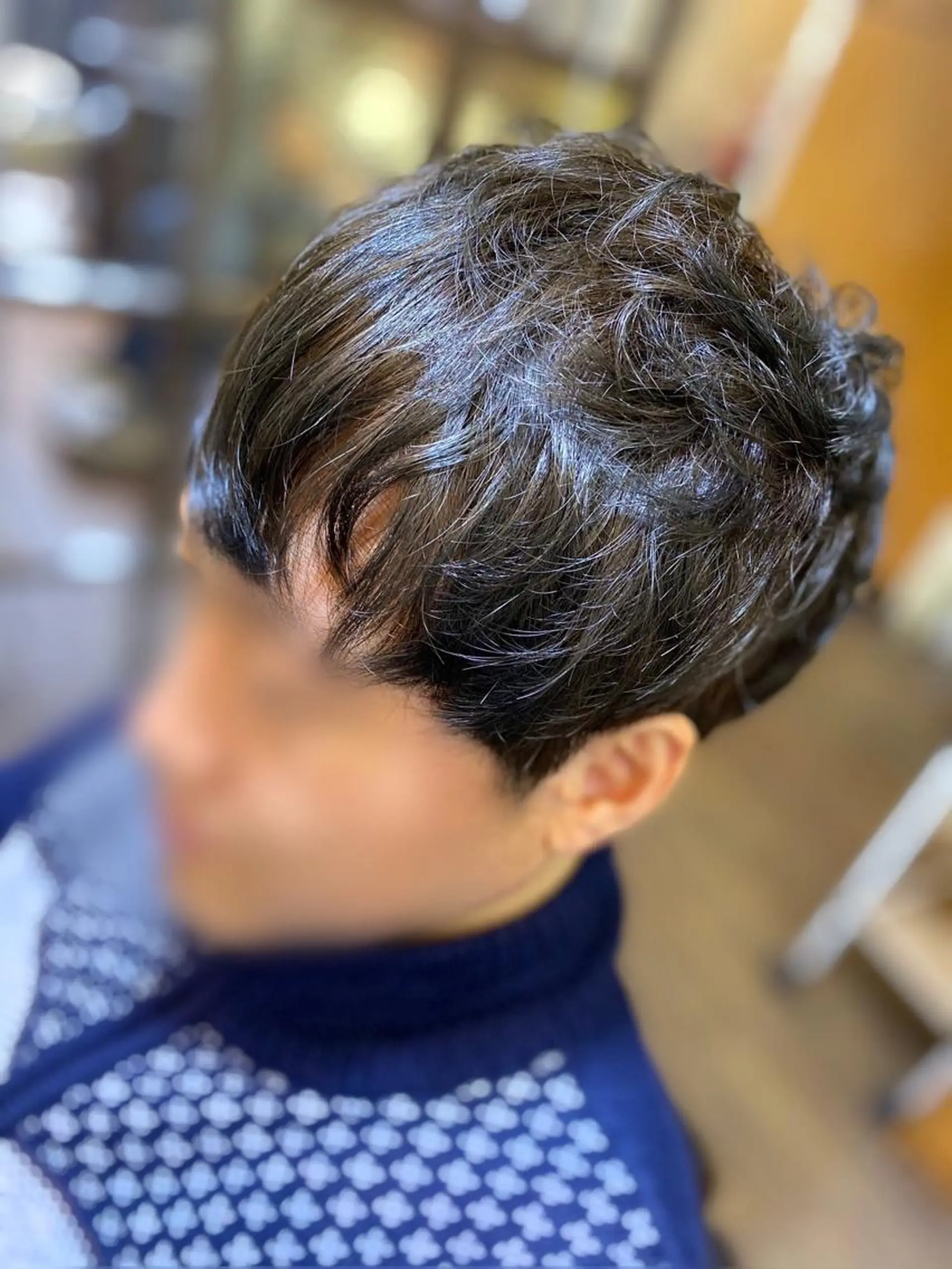 ショート カラー メンズ マッシュ アッシュ ヘアカラー メンズカット kimotoのヘアスタイル