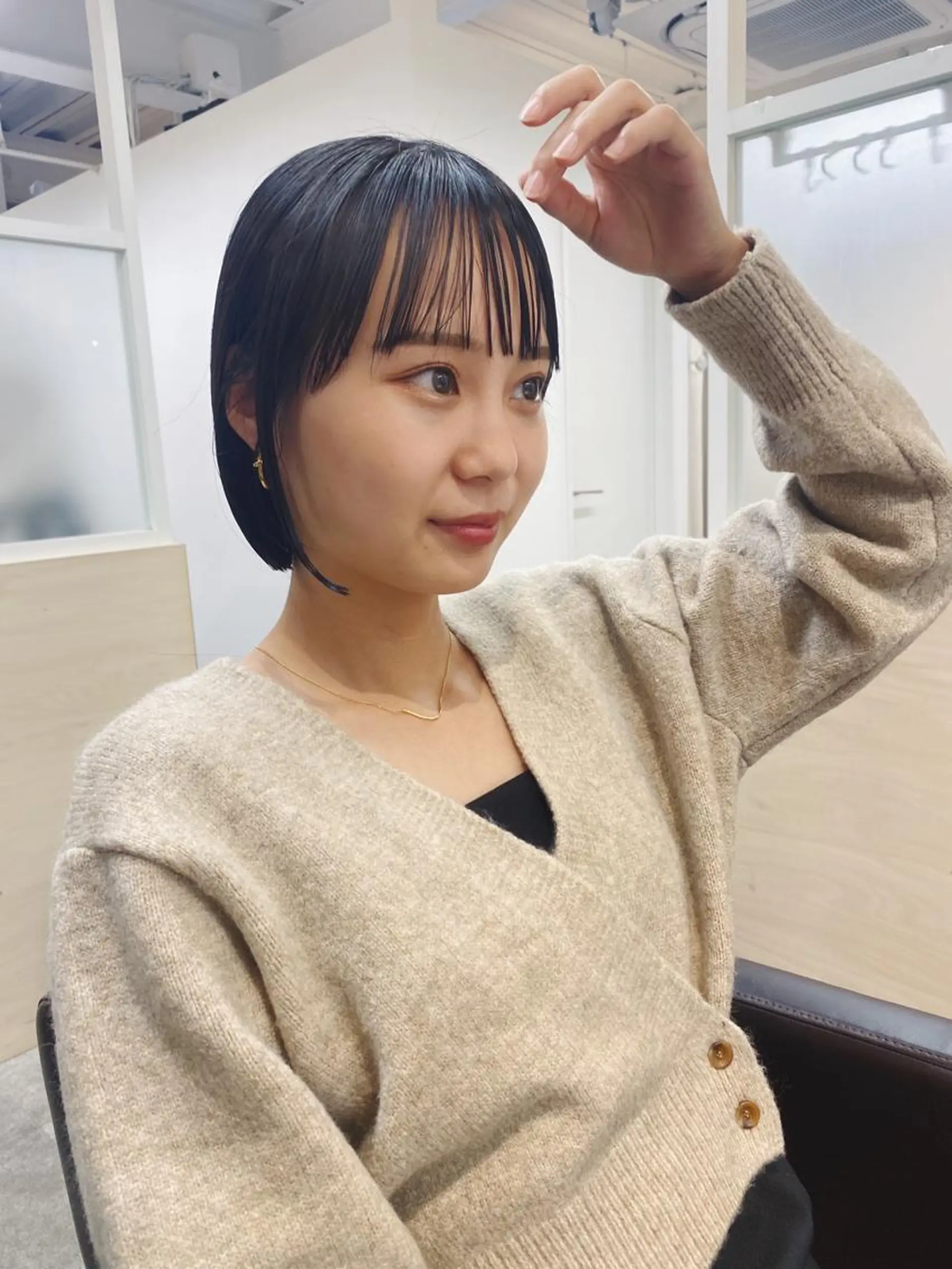 ショート カラー 🟩白髪ぼかし/ボブ /ショートヘア/大司のヘアスタイル