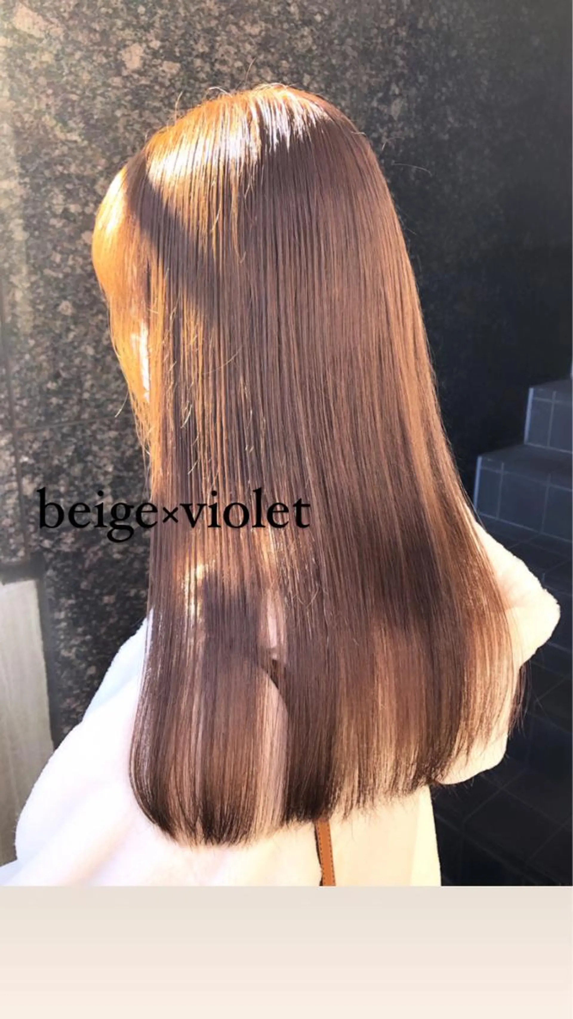 セミロング カラーアンドケアリタ kitamuuuのヘアスタイル