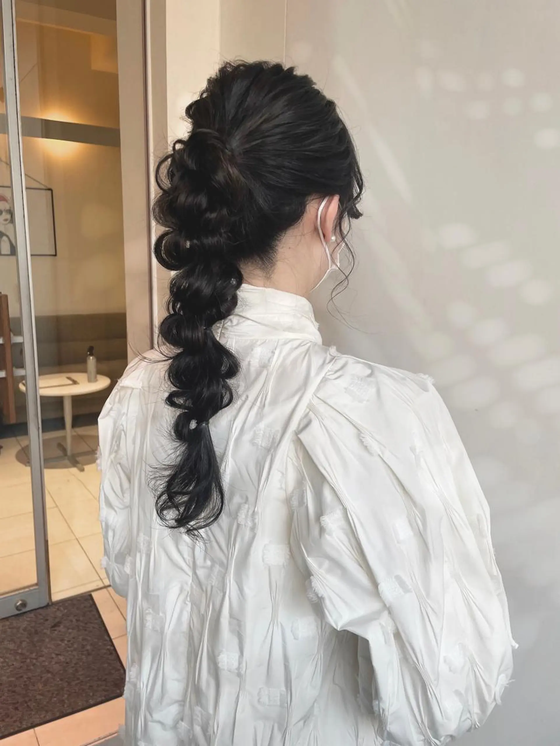 ロング ヘアアレンジ ヘアメイク new meのヘアスタイル