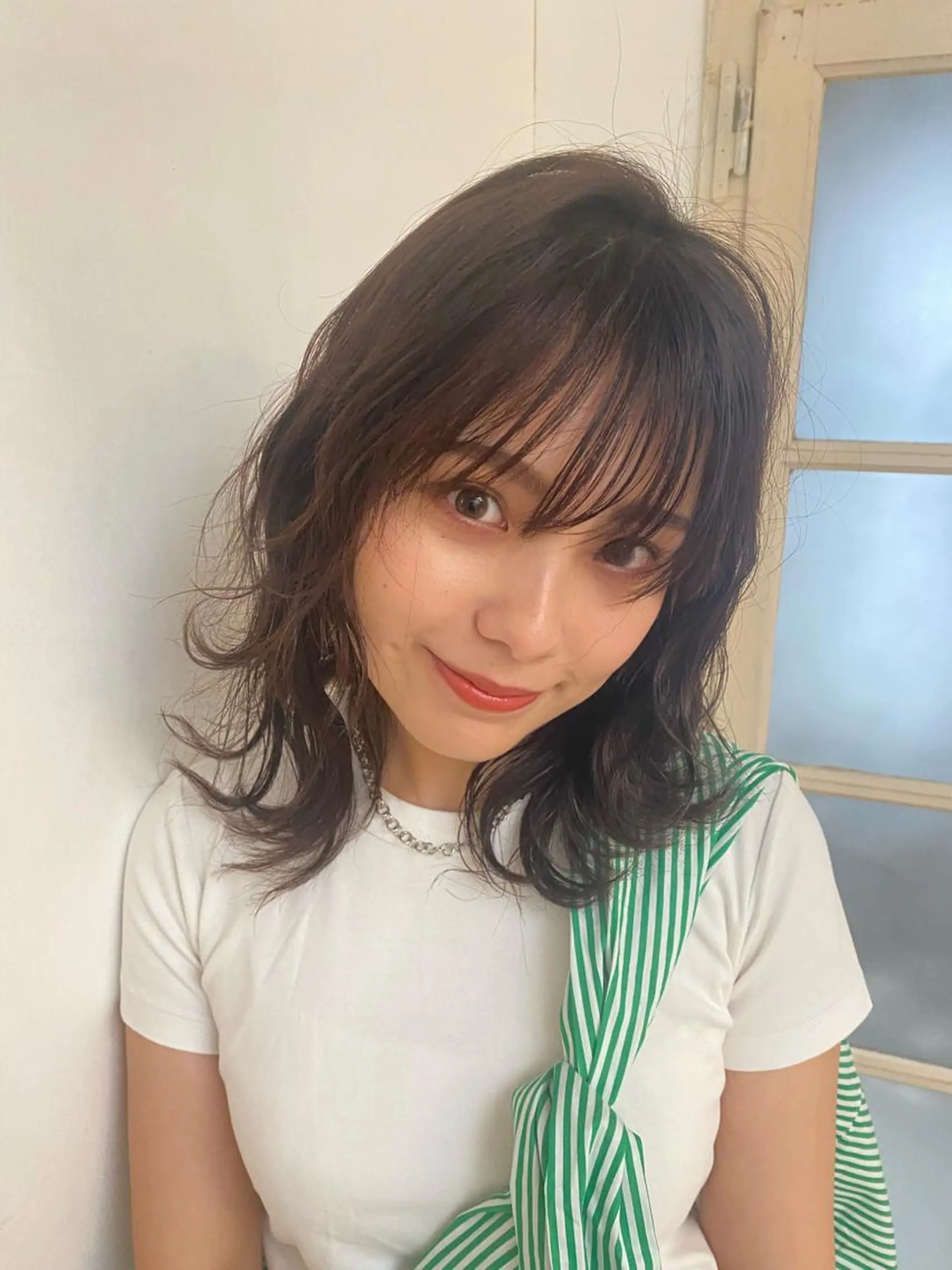 ミディアム カラー パーマ ヘアアレンジ トリートメント ヘッドスパ 【暗め透明感カラー】 【インナー】小島良太のヘアスタイル