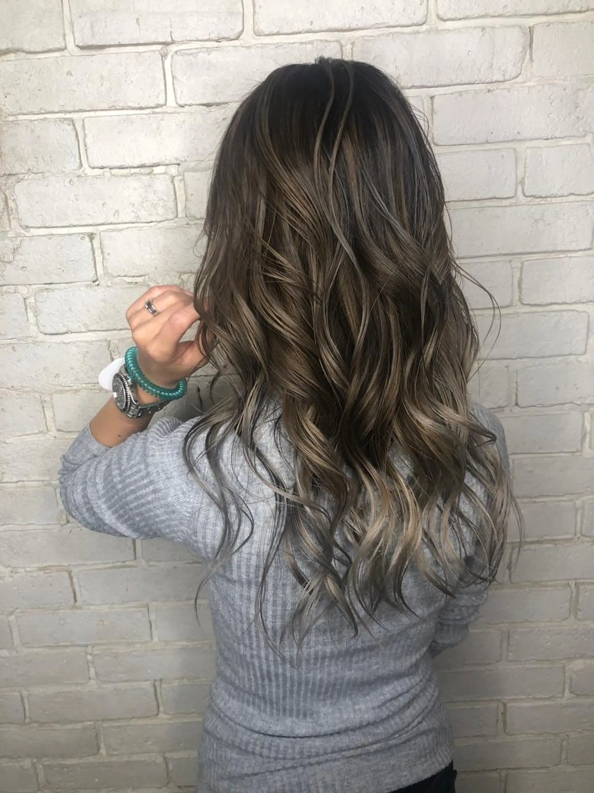 セミロング カラー welring hair salonのヘアスタイル