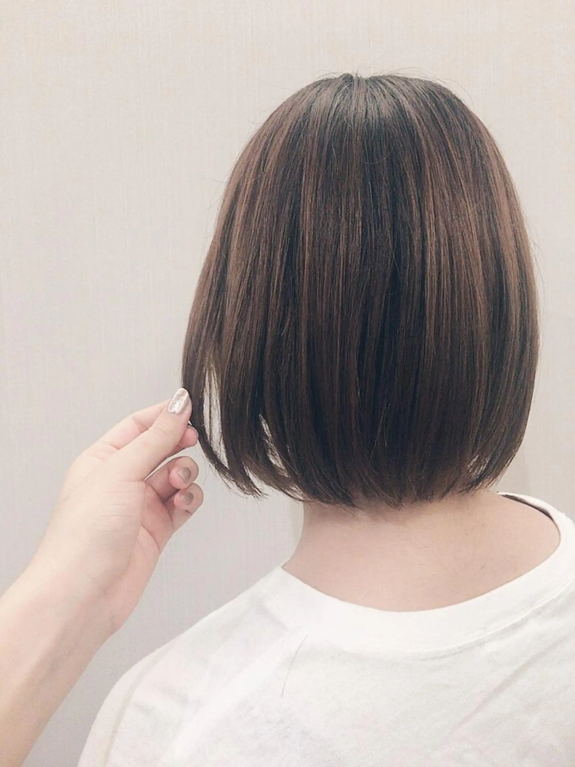 ミディアム いわさき ゆずほのヘアスタイル