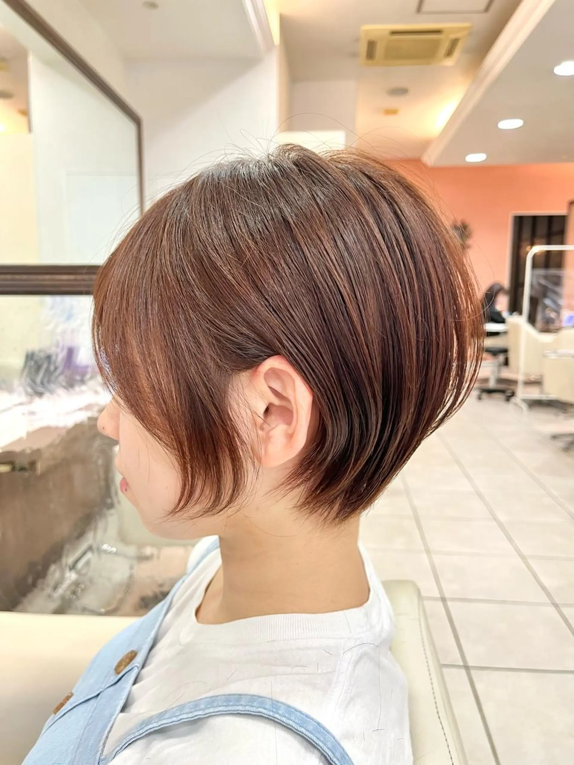 ショート ショートボブ ハンサムショート ボブ くびれヘア ハイライト カット トリートメント 《大人気髪質改善》 プログレス国分寺店のヘアスタイル