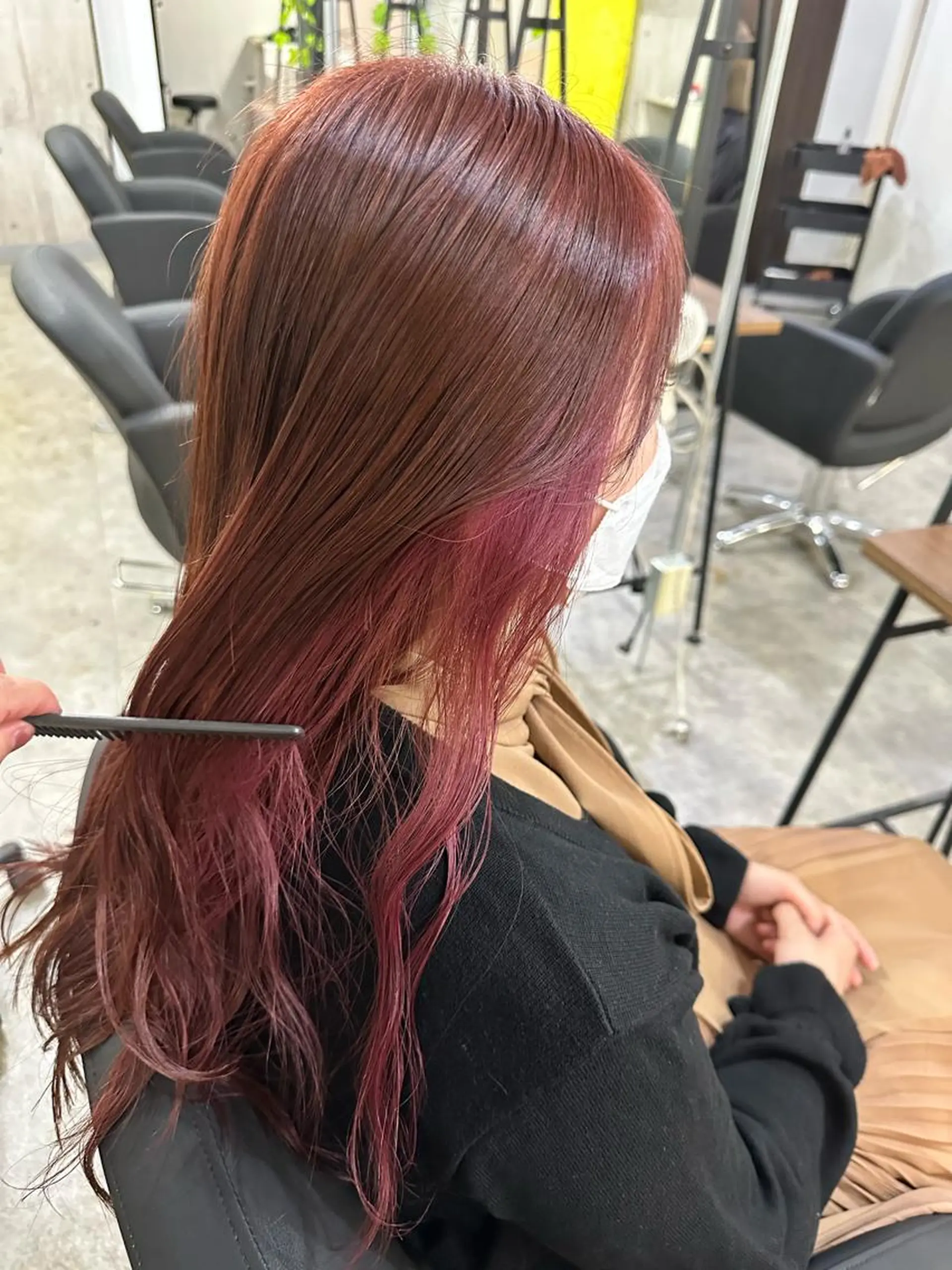 カラー イヤリングカラー 髪質改善 コレマツのヘアスタイル