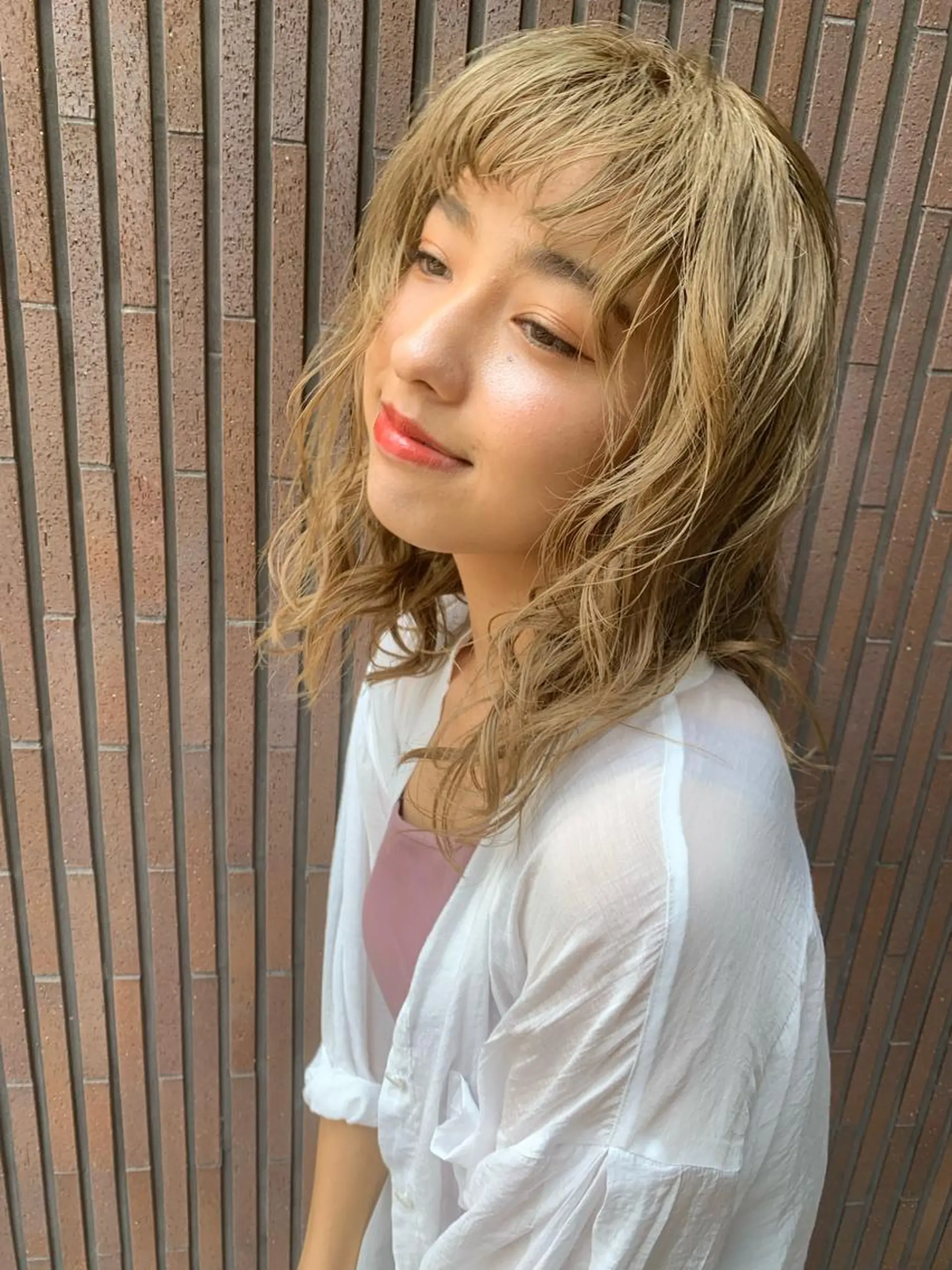 セミロング カラー REM【阿佐ヶ谷】 MEGUのヘアスタイル