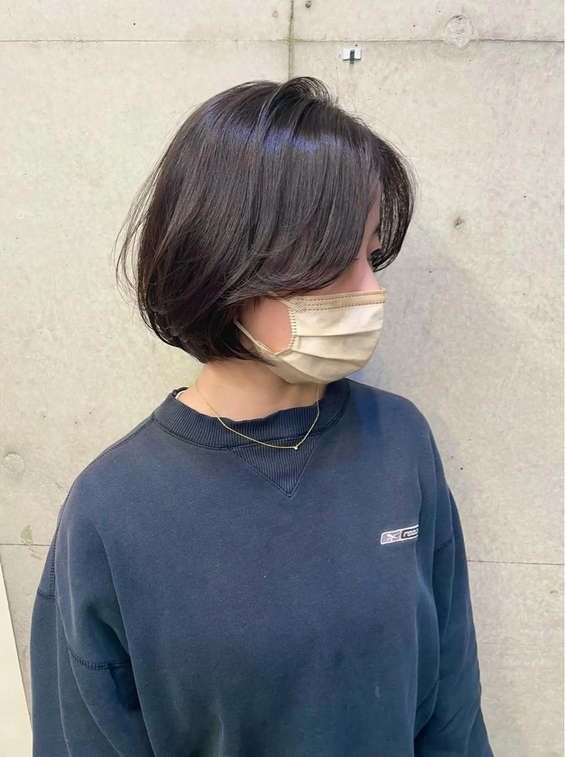 ミディアム 西大島美容師 渡部仁太のヘアスタイル