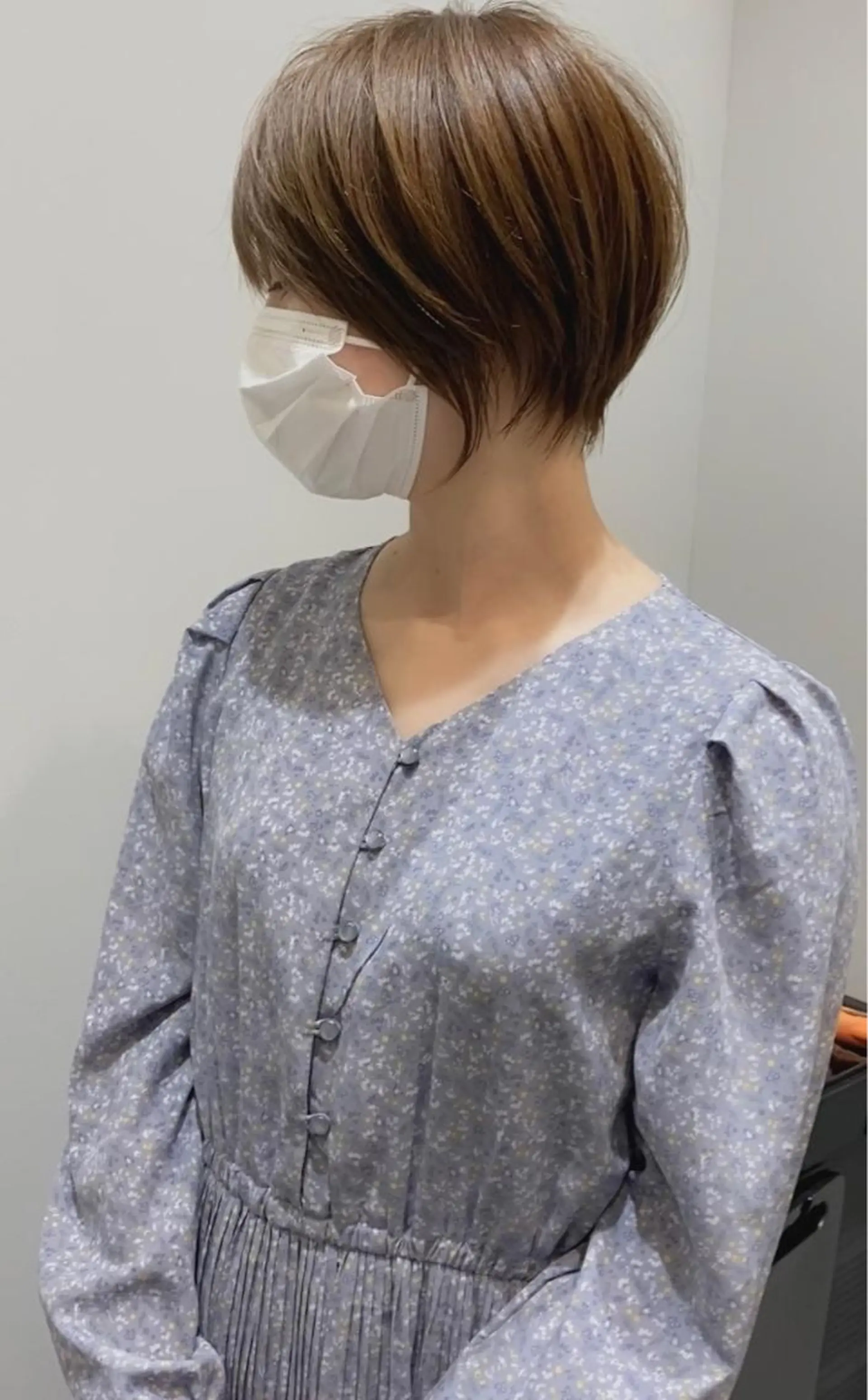 ショート カラー 丸みショート ショートヘア 鈴木 啓介のヘアスタイル