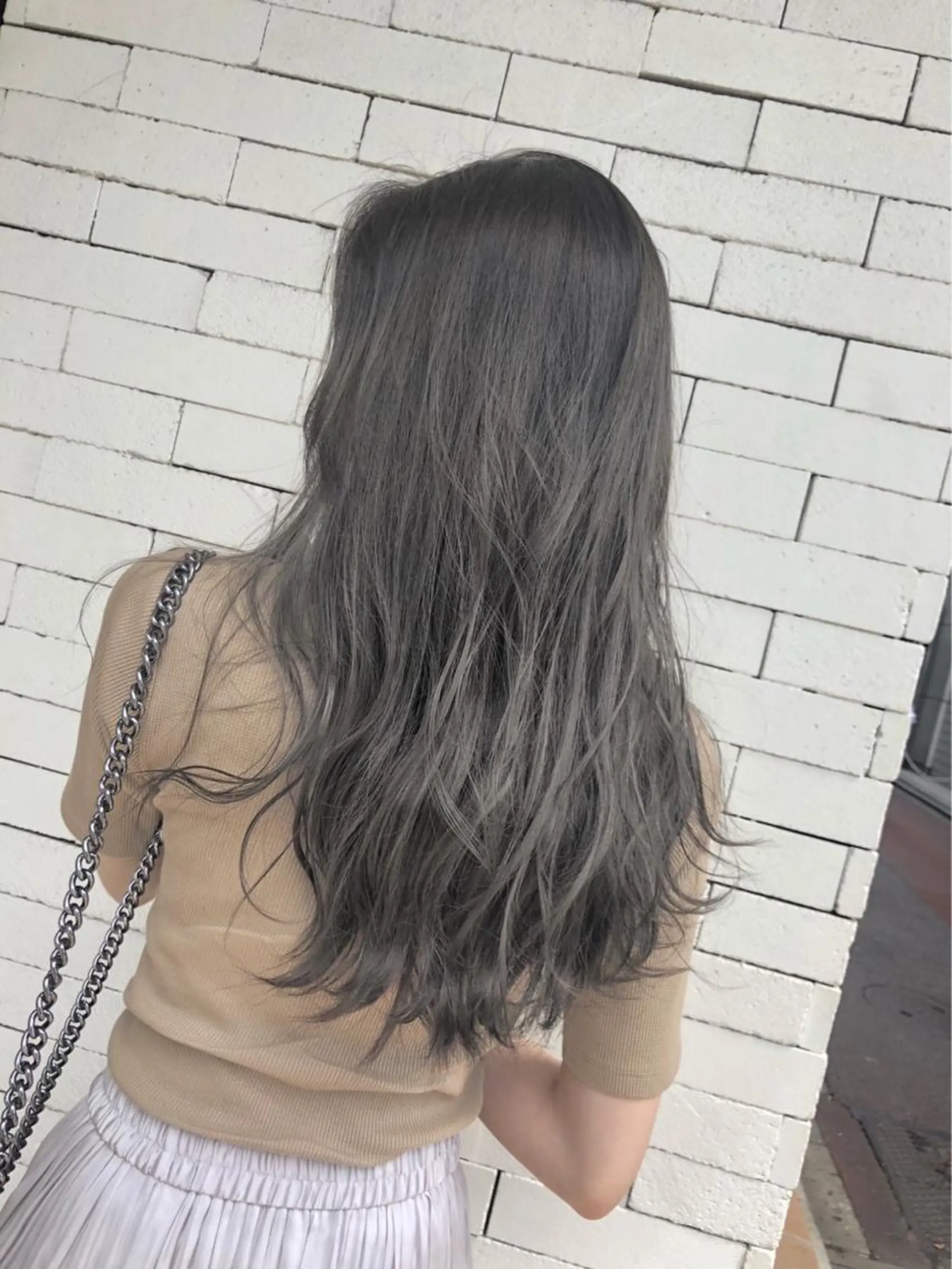 セミロング 🤎小顔レイヤー /ベージュ🤎友香のヘアスタイル