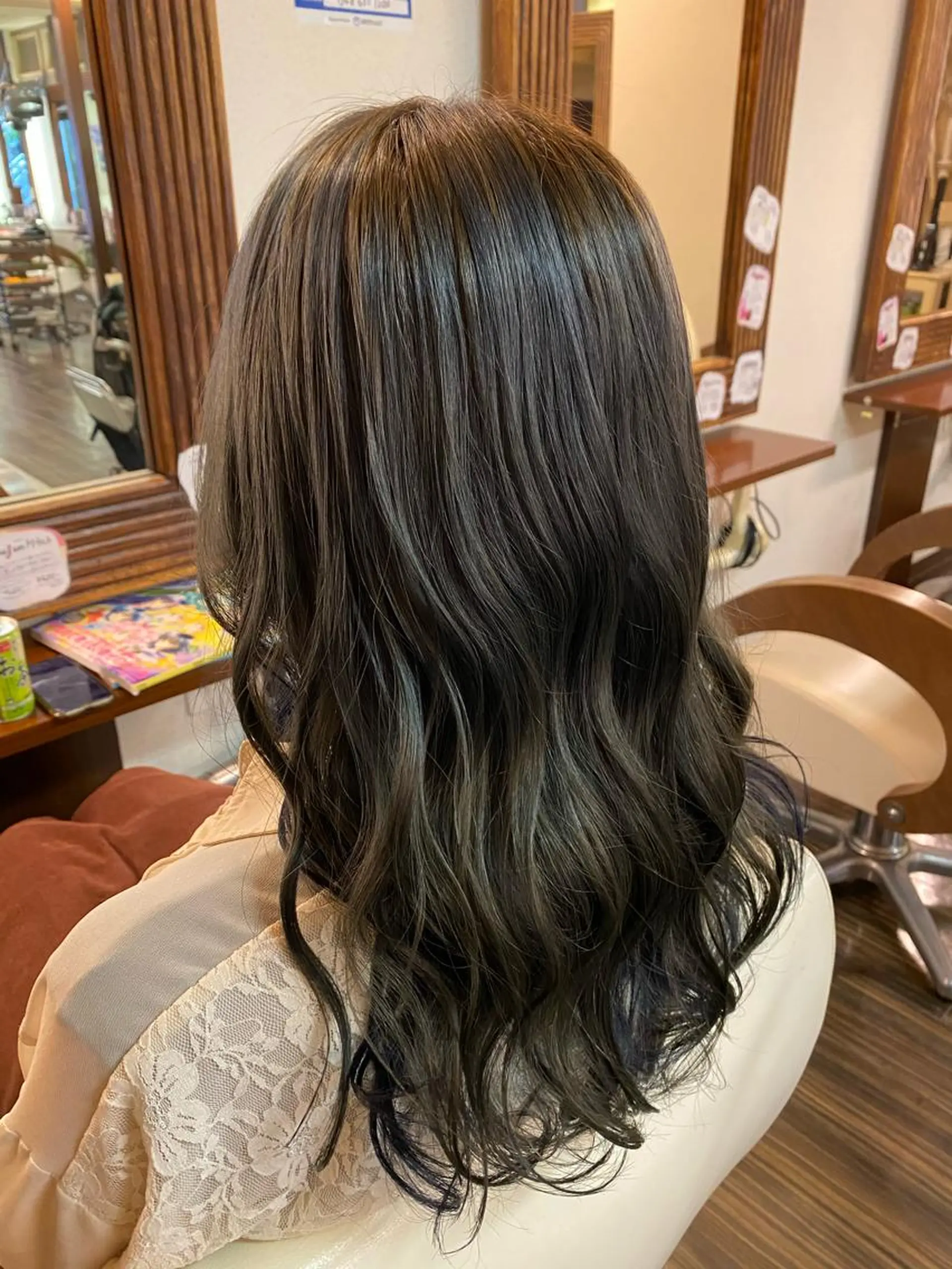 ロング カラー ヘアアレンジ カット ヘアカラー トリートメント 加藤 瑠美のヘアスタイル