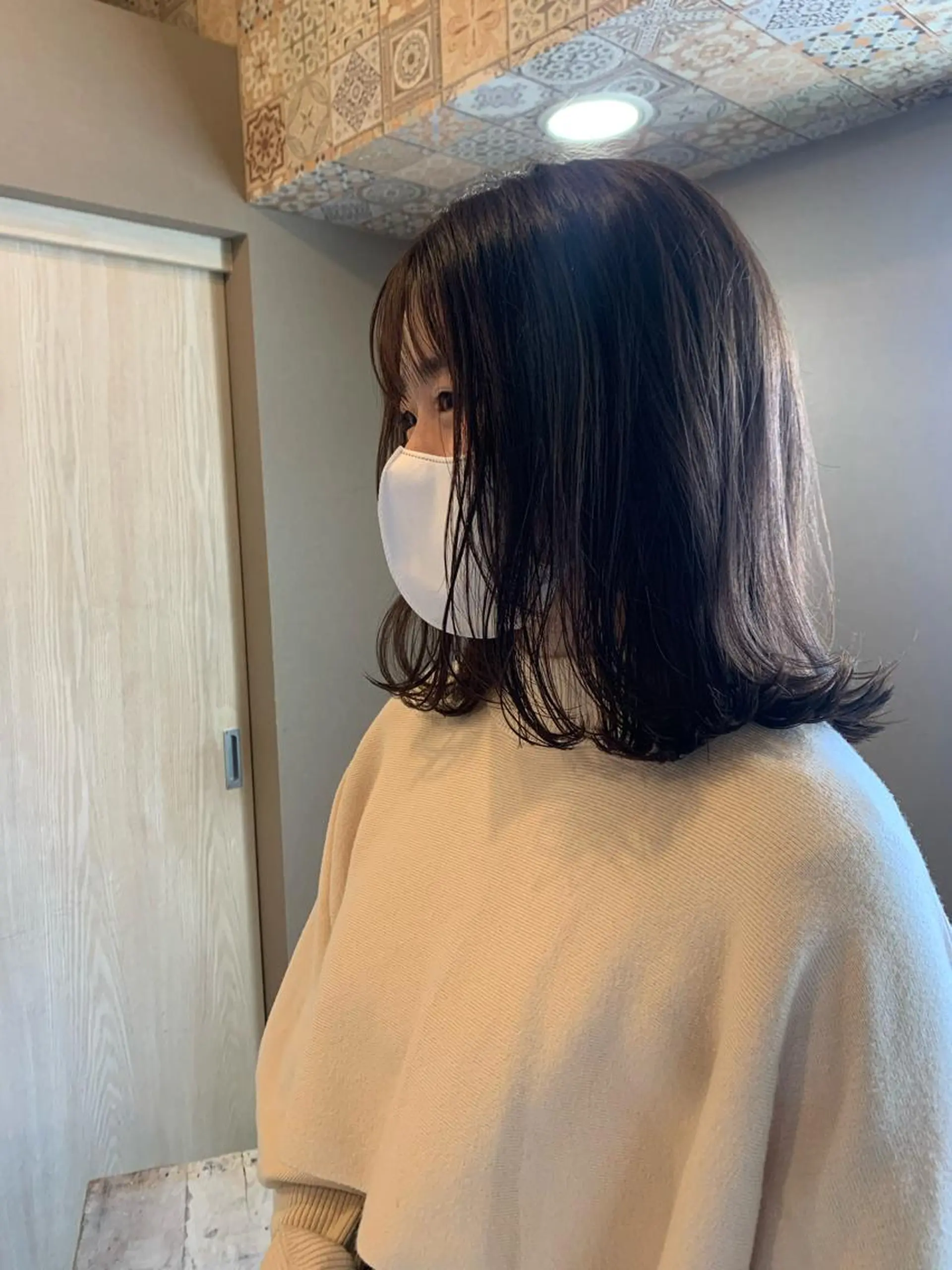 セミロング ⭐️似合わせ⭐️ ほかぞの　りかのヘアスタイル