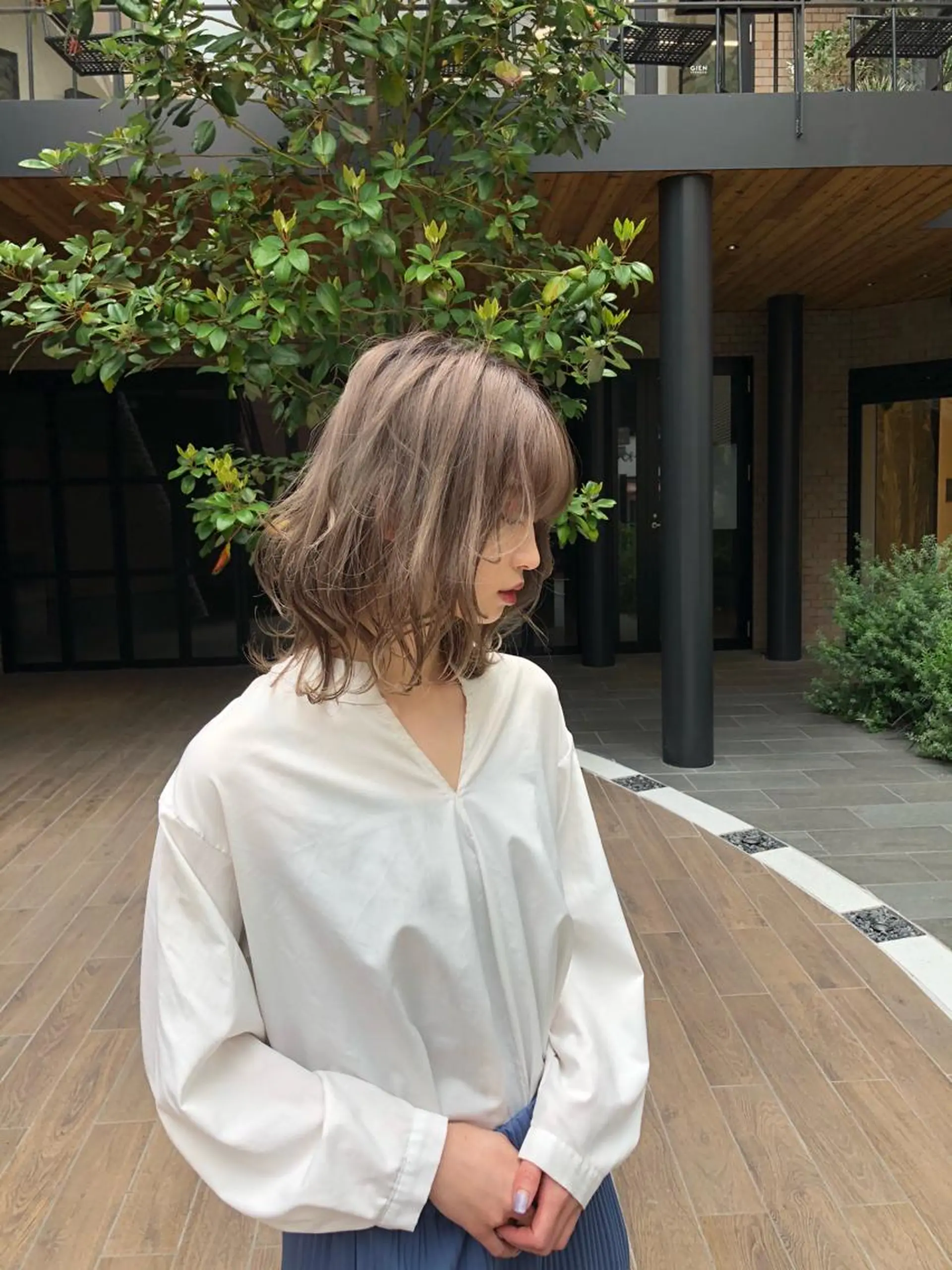 セミロング GIEN 末吉 海斗のヘアスタイル