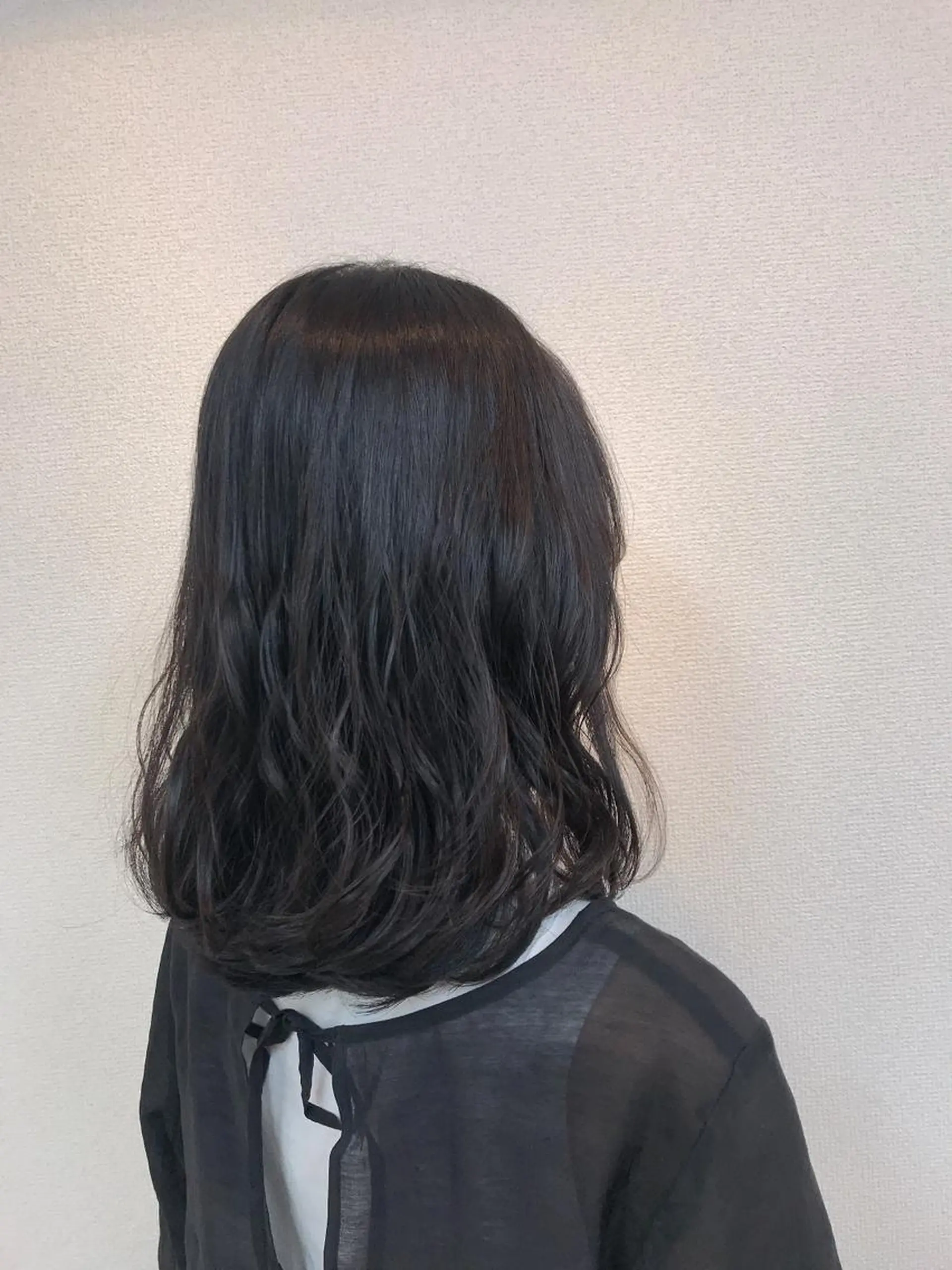 ミディアム 松本平太郎美容室大宮店所属・もりたみかこ 美容師お休み中のヘアスタイル