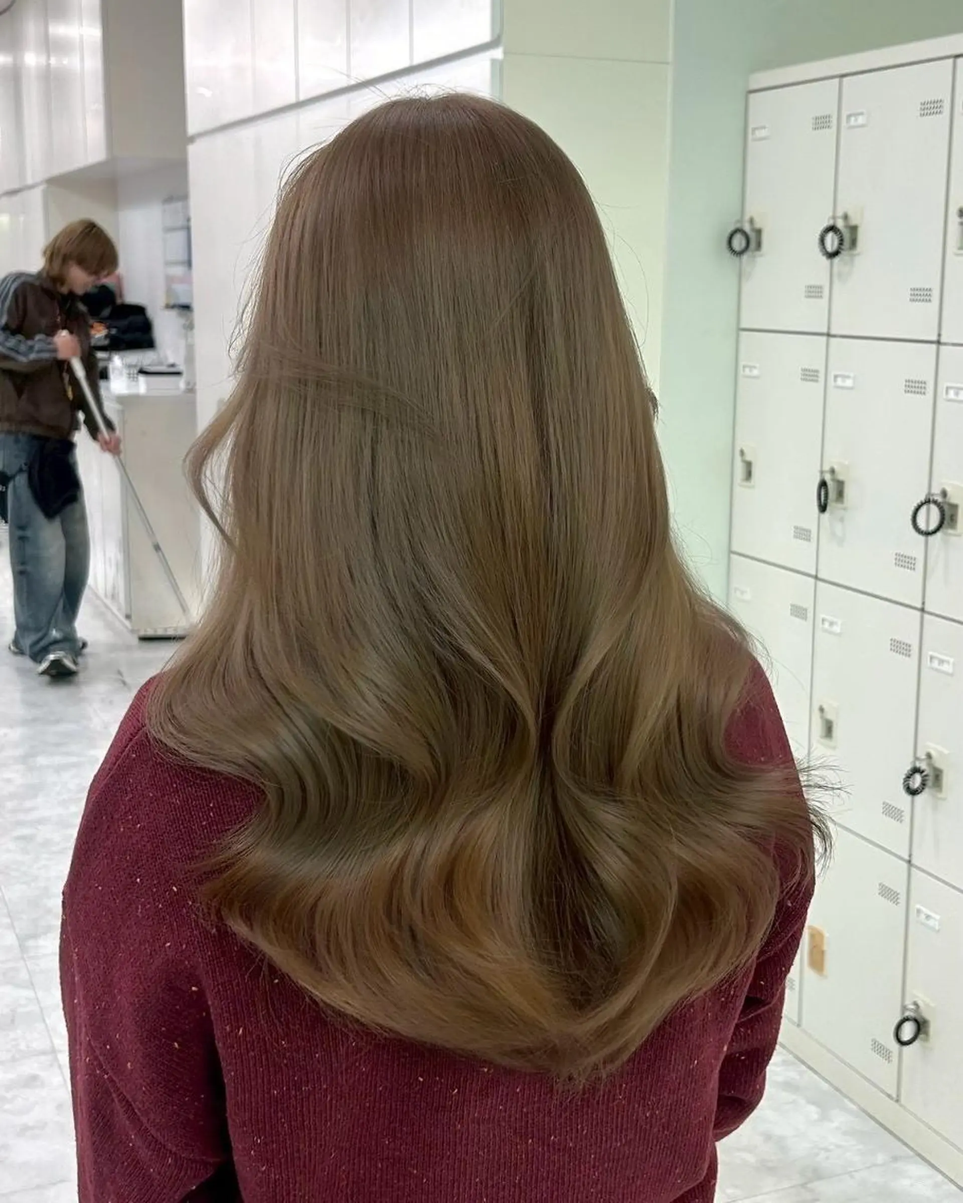 カラー *ブリーチなし🤎 透明感カラー🤎のヘアスタイル