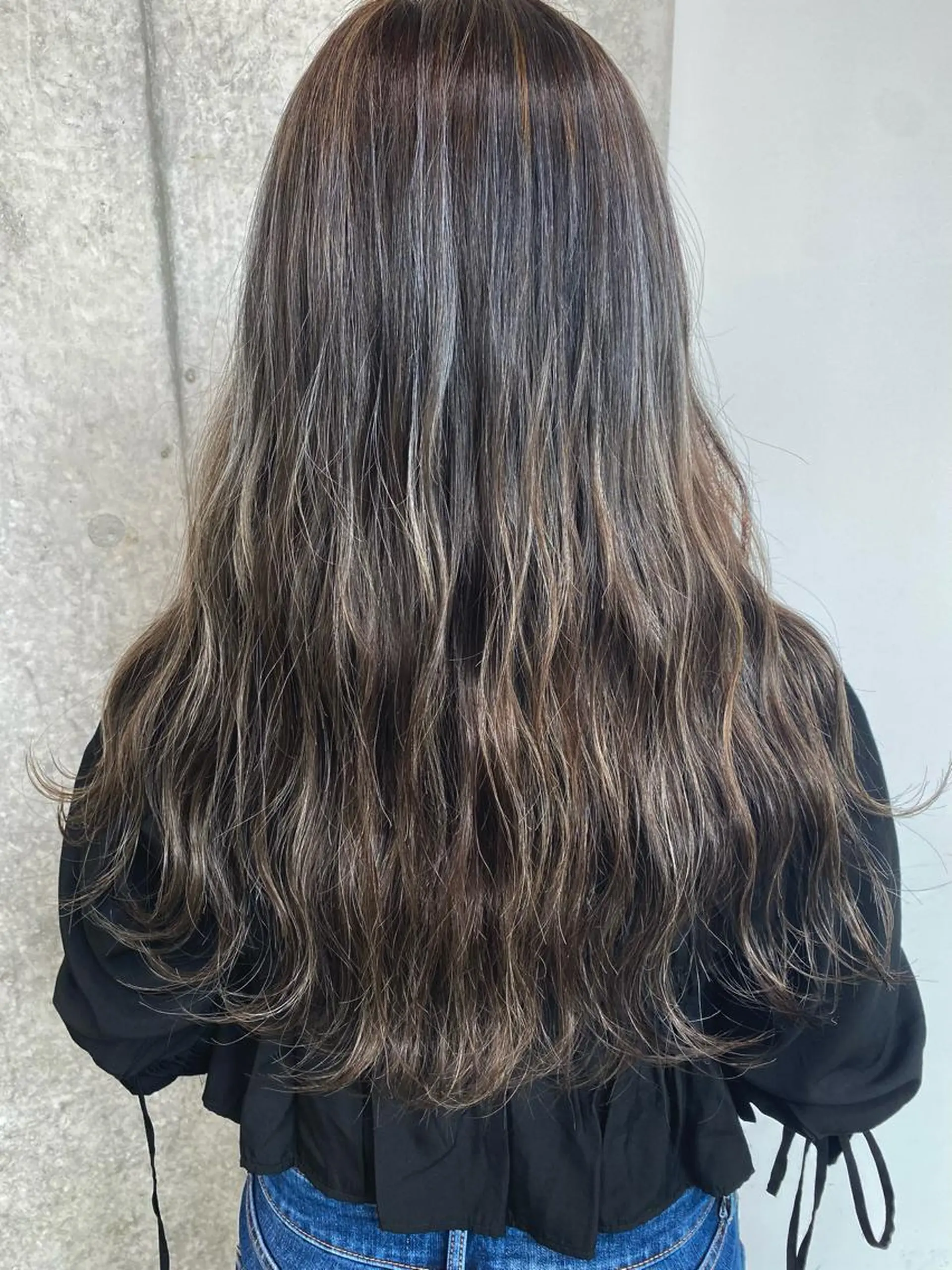 ロング カラー カット ヘアカラー トリートメント 🌼ハイライト透明感 🌼maiのヘアスタイル