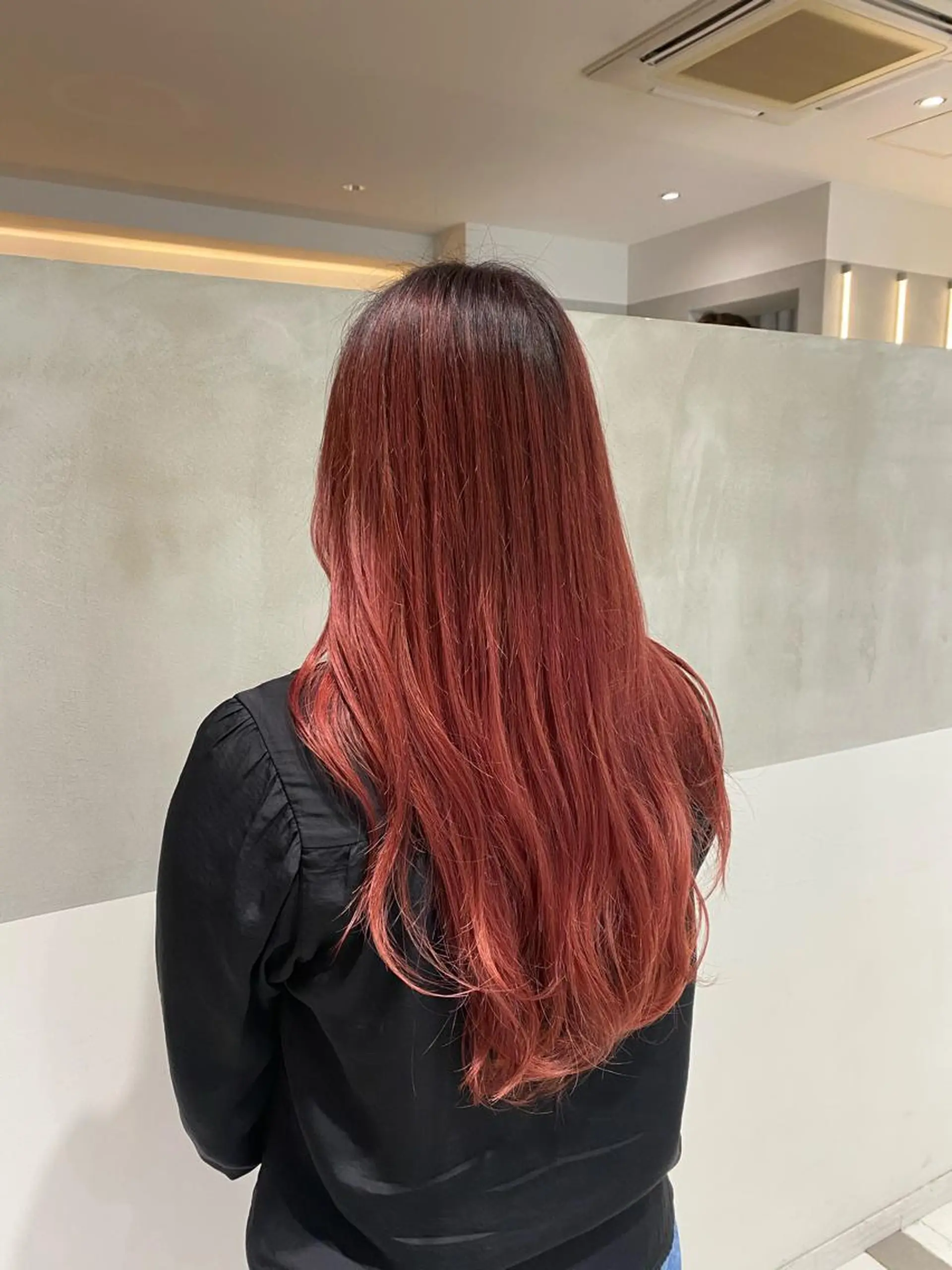 ロング カラー ヘアカラー トリートメント ヘアセット ナチュラル/韓国💎 haruka 💎のヘアスタイル