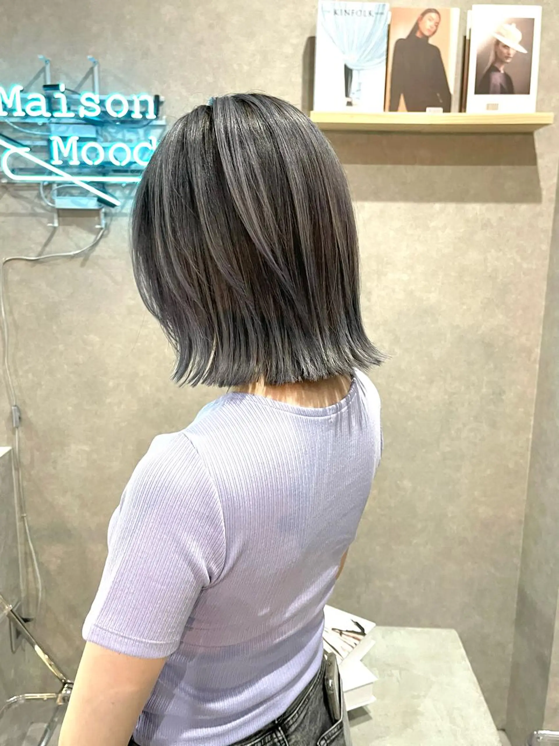 ミディアム カラー 一ノ瀬 暁のヘアスタイル