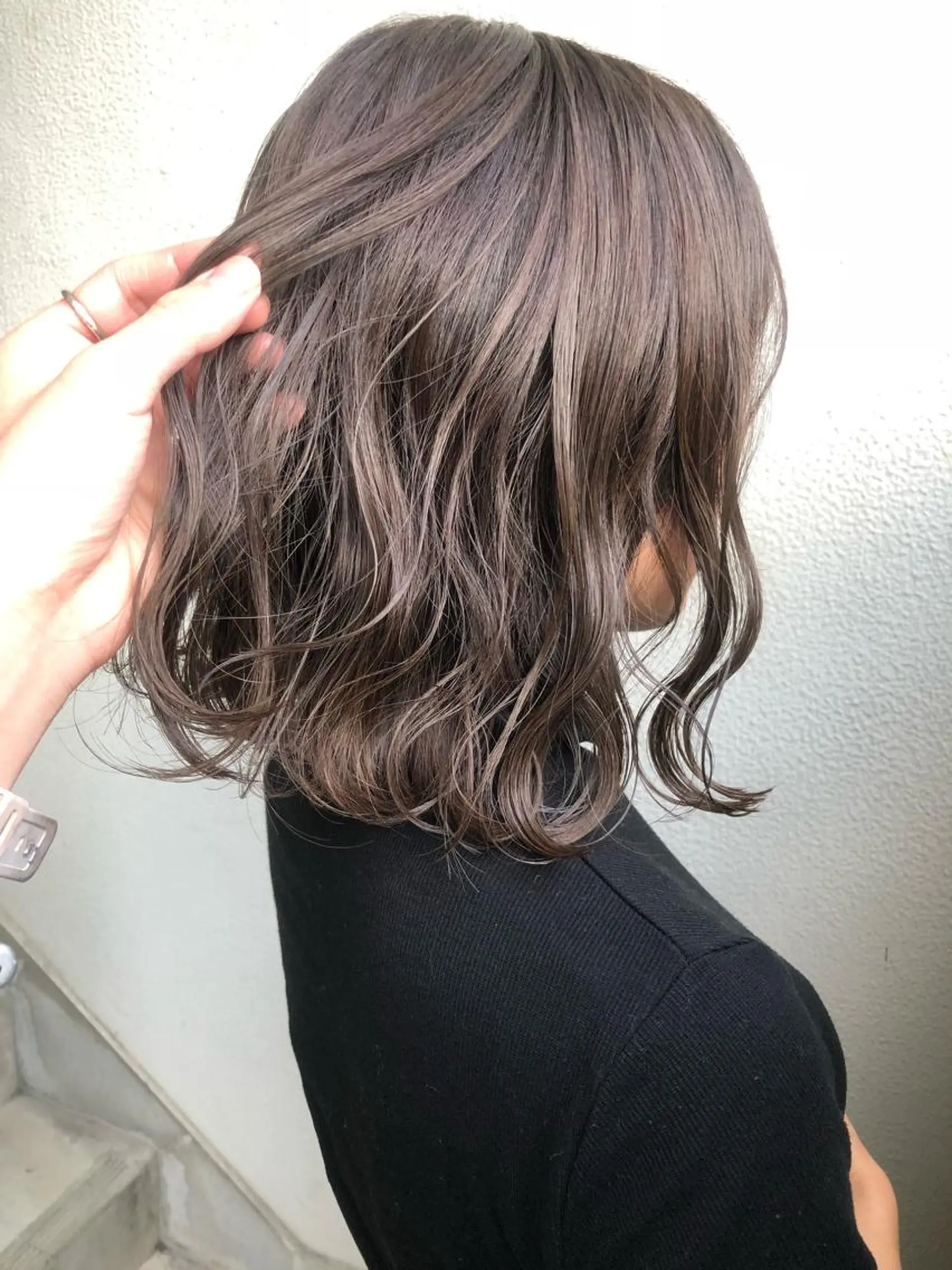 セミロング 森本裕/オーナー/ スパイラルパーマのヘアスタイル