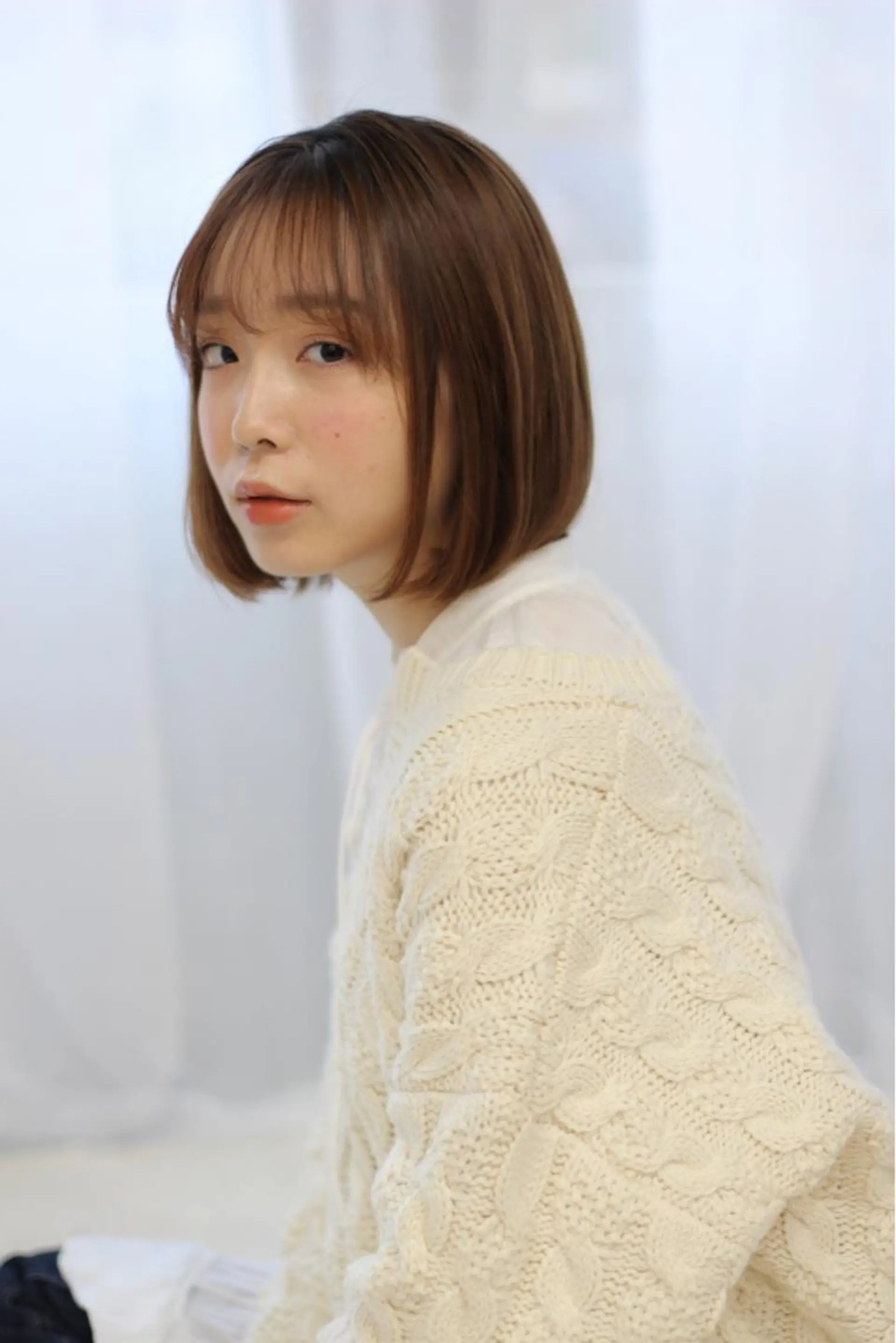 ショート 透明感カラー│ レイヤーヘア中居美樹のヘアスタイル