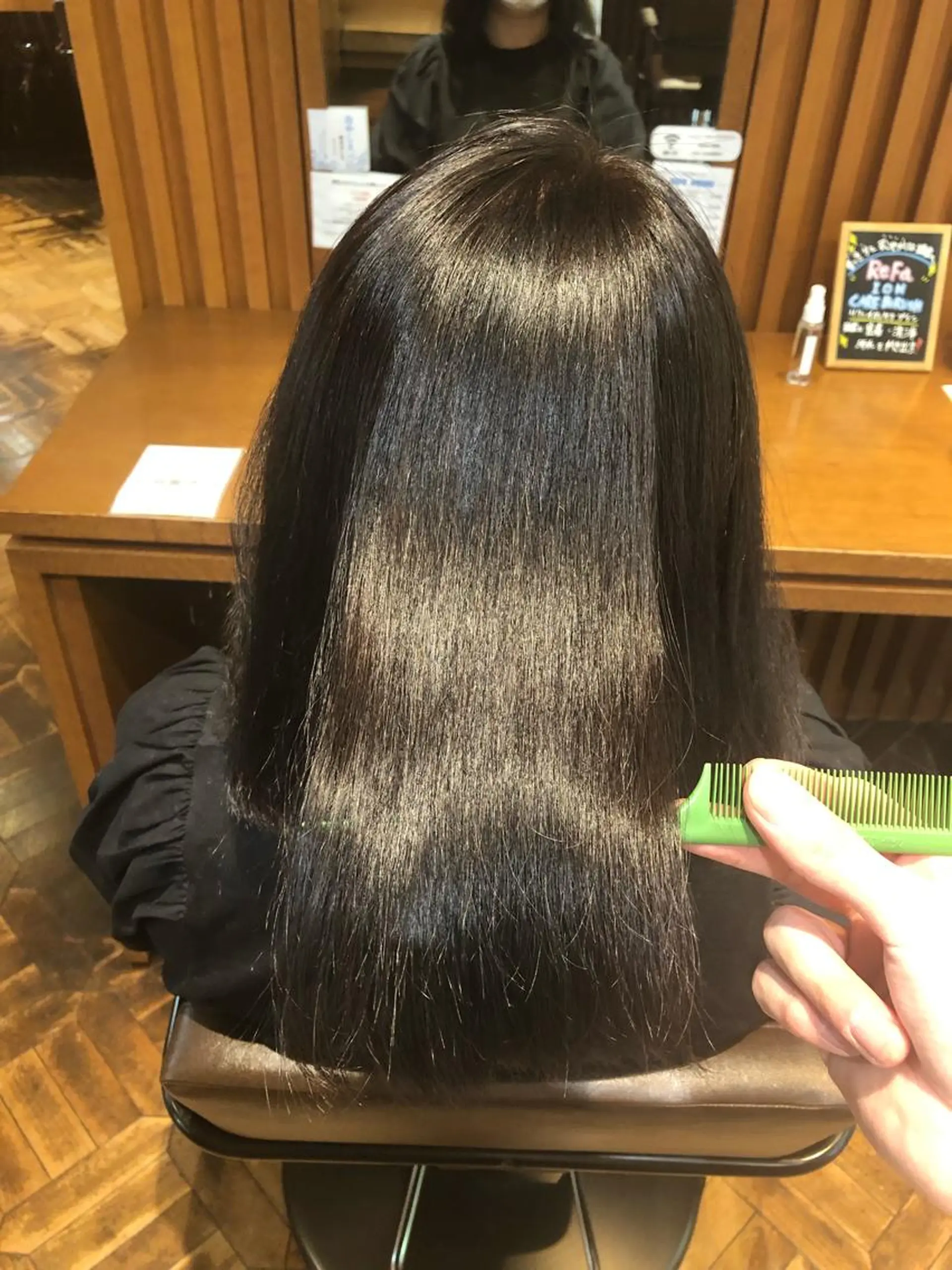 ロング パーマ 髪質改善 縮毛矯正 ストレートパーマ 高山🐬髪質改善 池袋で縮毛矯正のヘアスタイル