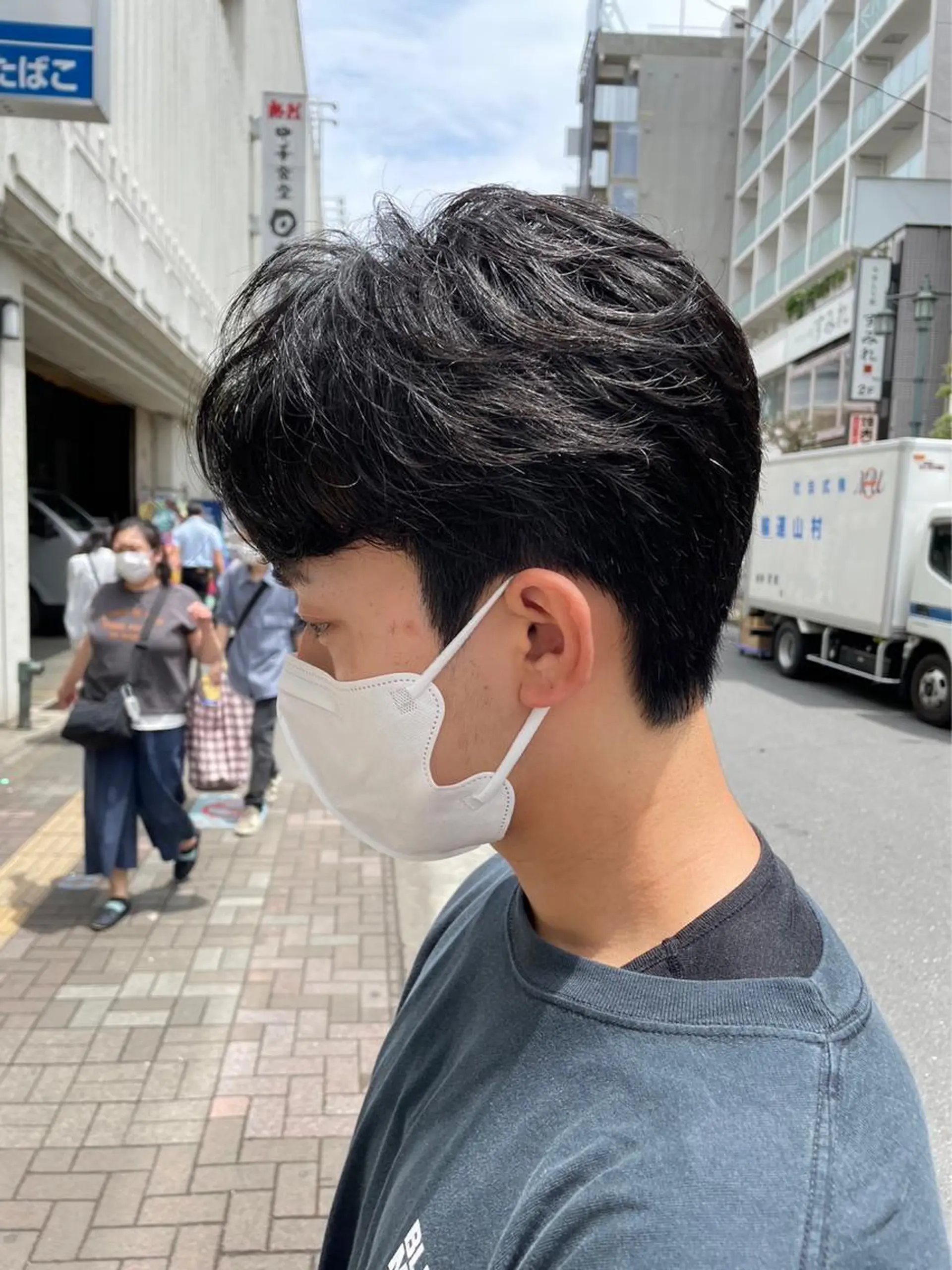 ショート 韓国風カラー 学生 髪質改善 韓国風ヘア トリートメント メンズスタイル Hitomi🐶のヘアスタイル