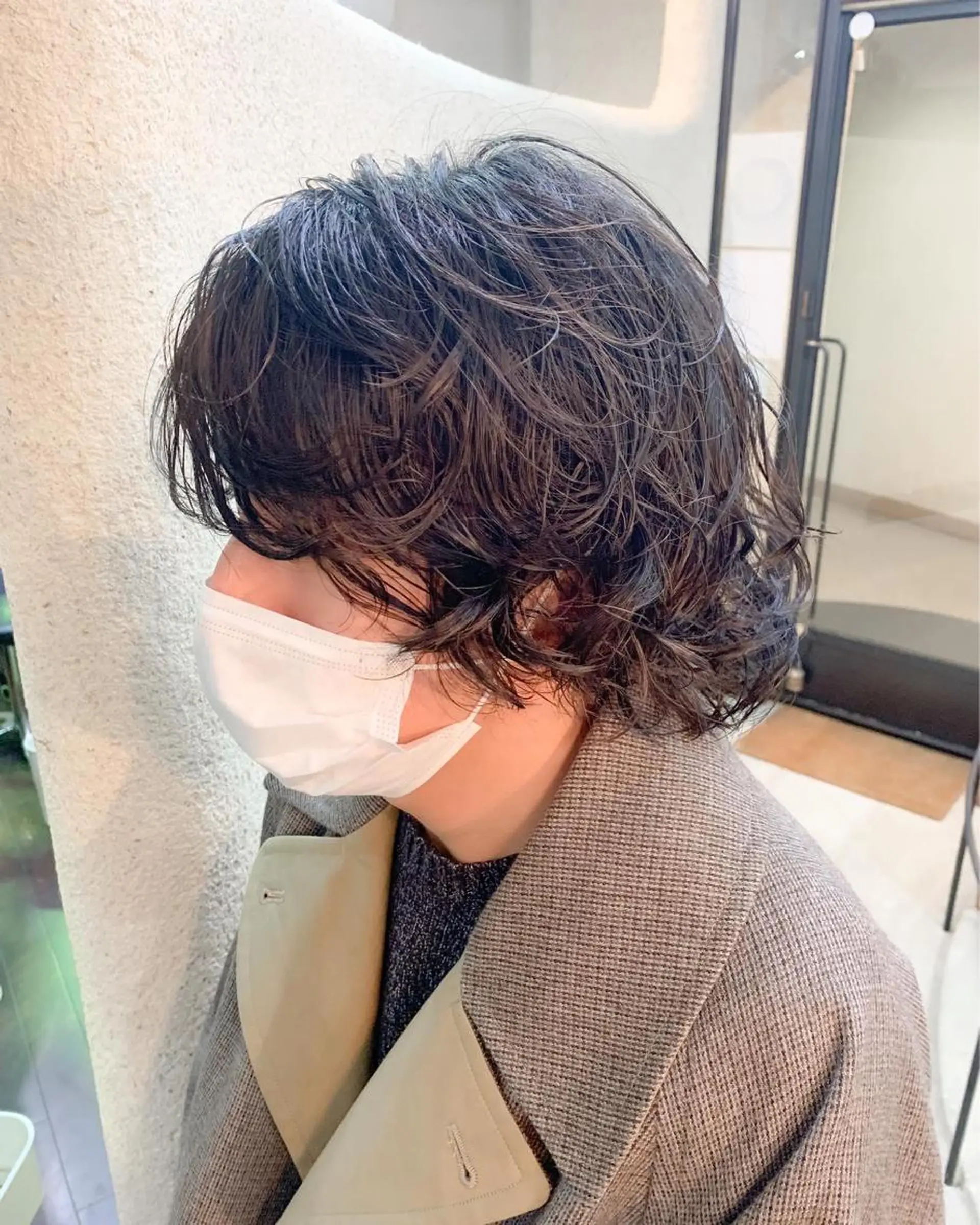 パーマ メンズ カット パーマ dekujin【ジェクイン】所属・角戸 りおのヘアスタイル