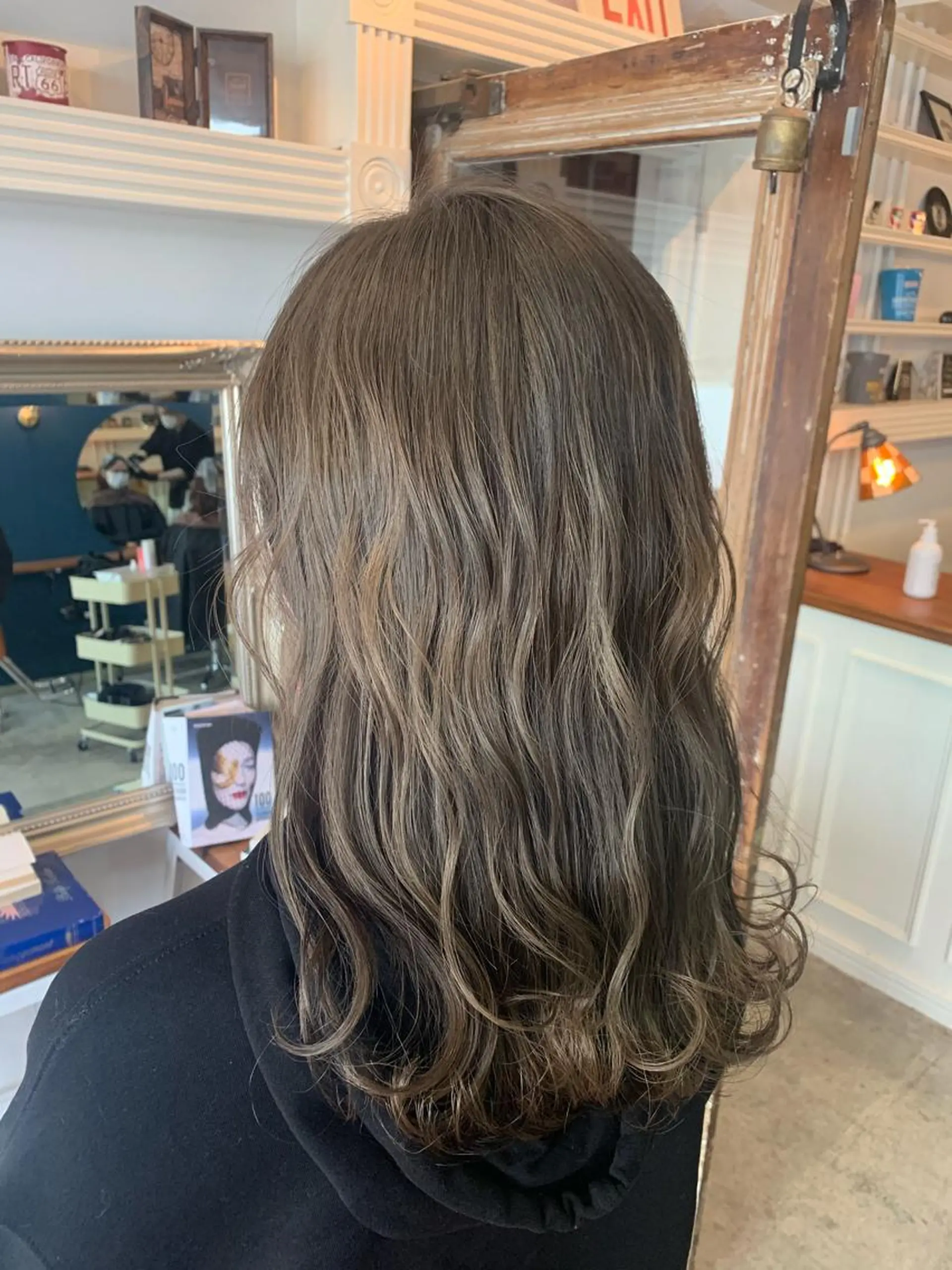 セミロング ヘアカラー トリートメント ヘッドスパ ヘアセット 大宮/山口 竣也のヘアスタイル