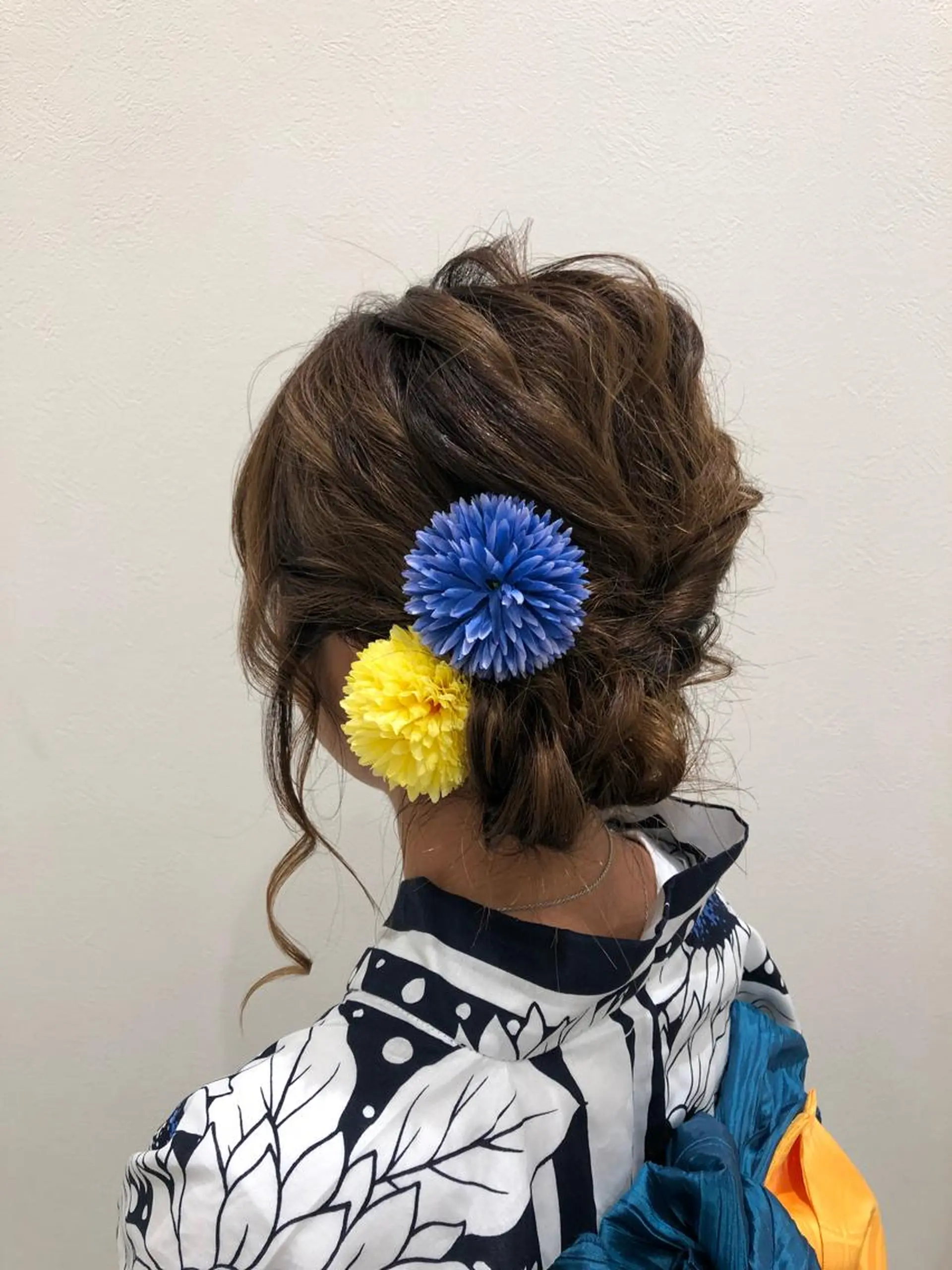 ミディアム ヘアアレンジ 樋渡 侑希のヘアスタイル