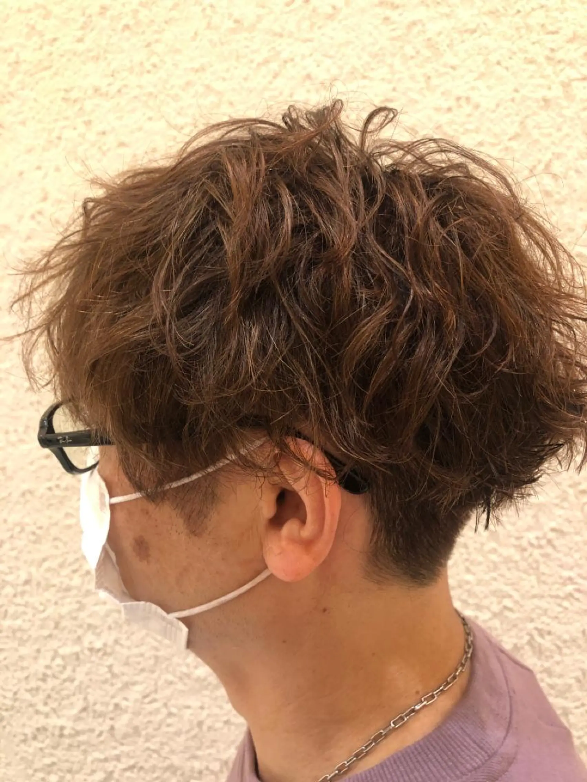 ミディアム 池添 聖矢のヘアスタイル