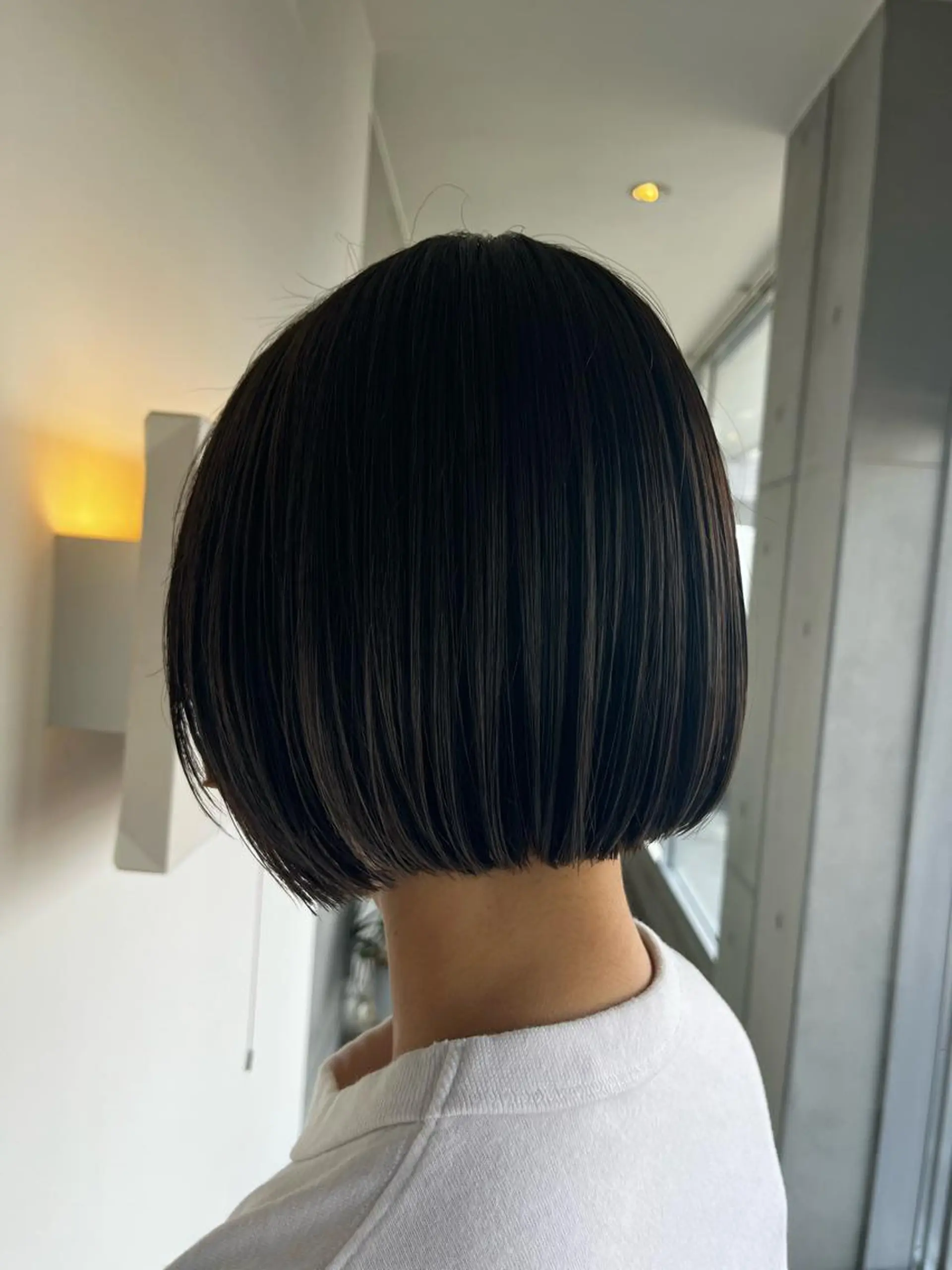 ミディアム ボブ おせ ちさとのヘアスタイル