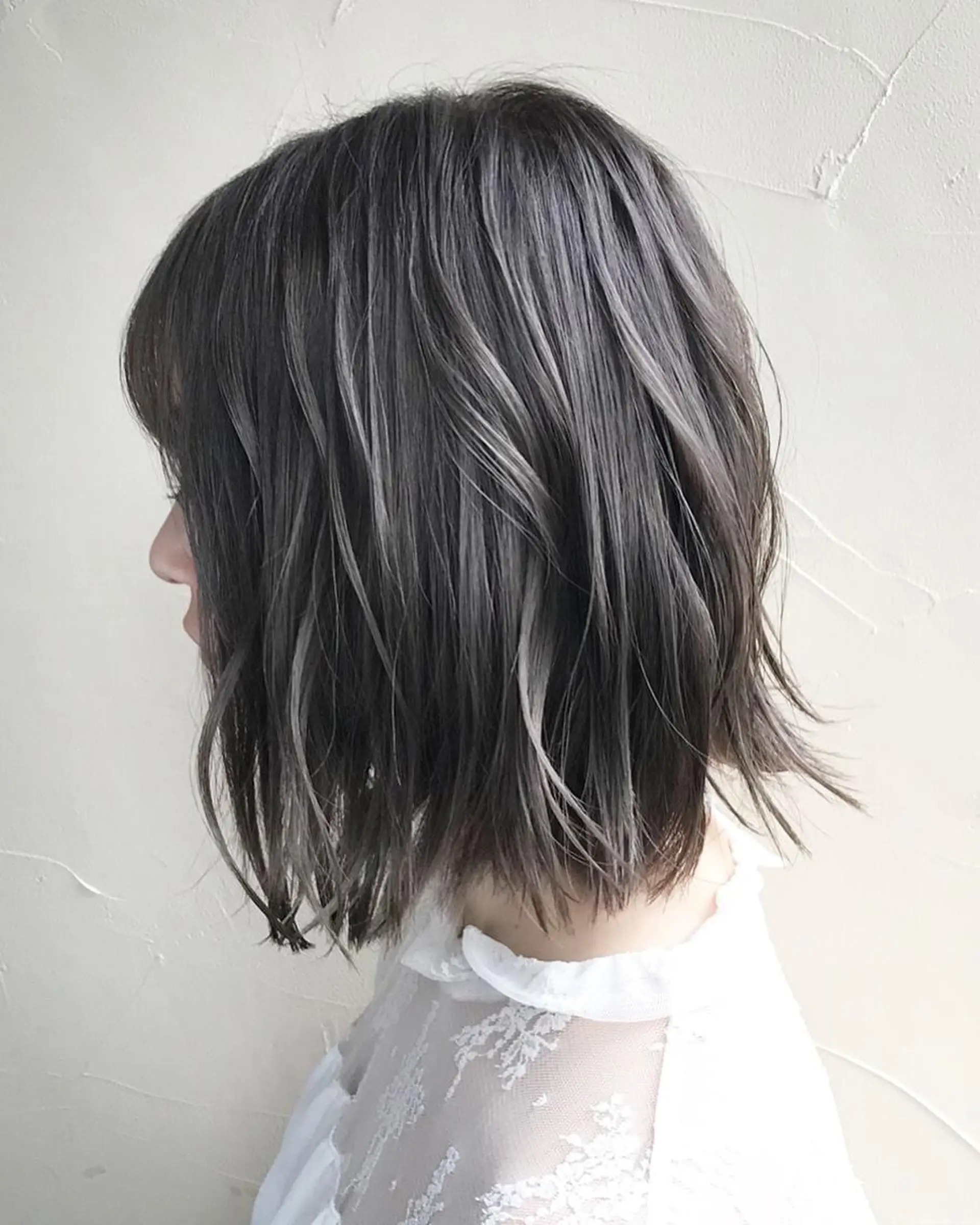 ミディアム "オクムラ タクヤ"のヘアスタイル