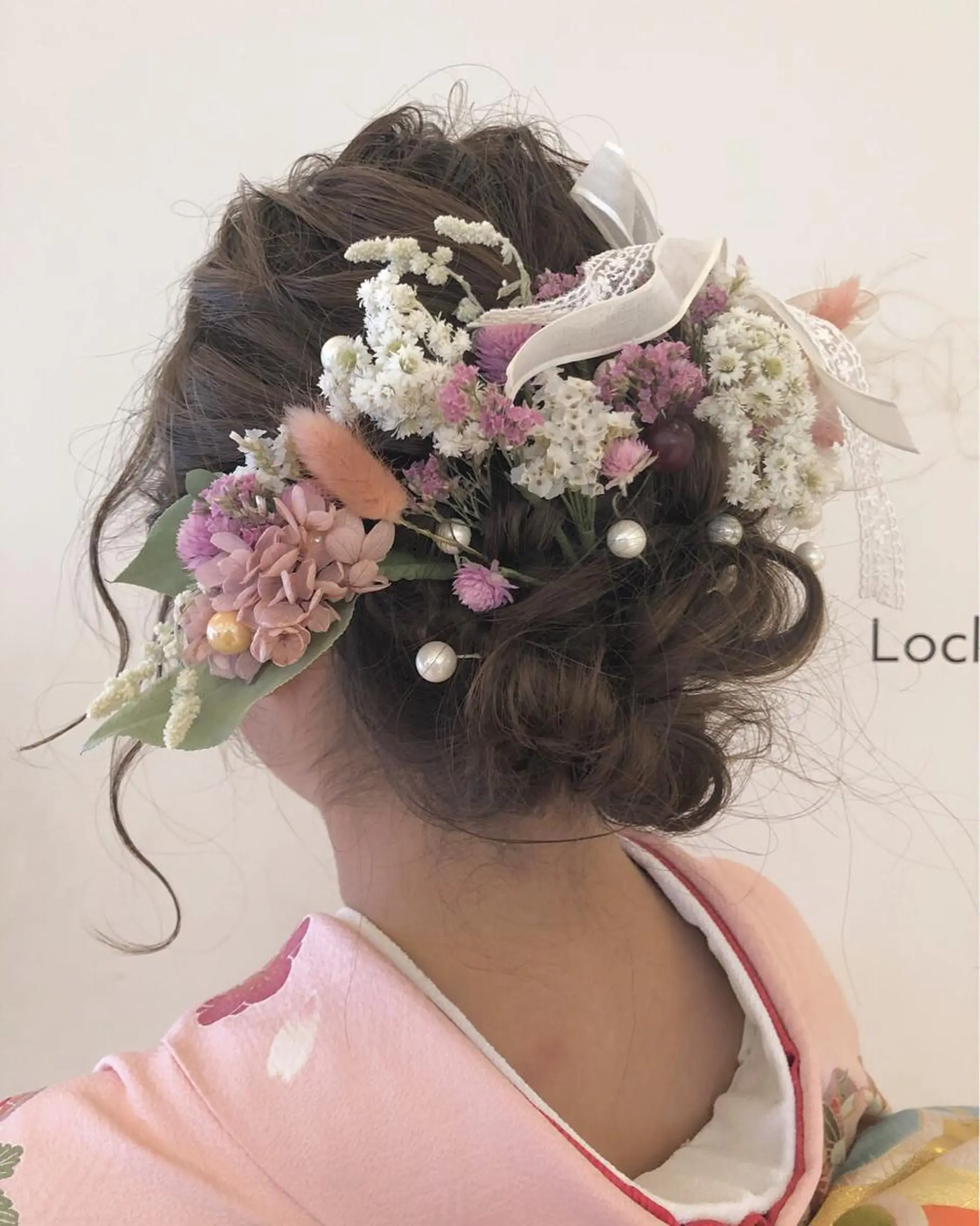 ヘアアレンジ 成人式 透明感カラー🍃 レイヤースタイル✨葵のヘアスタイル