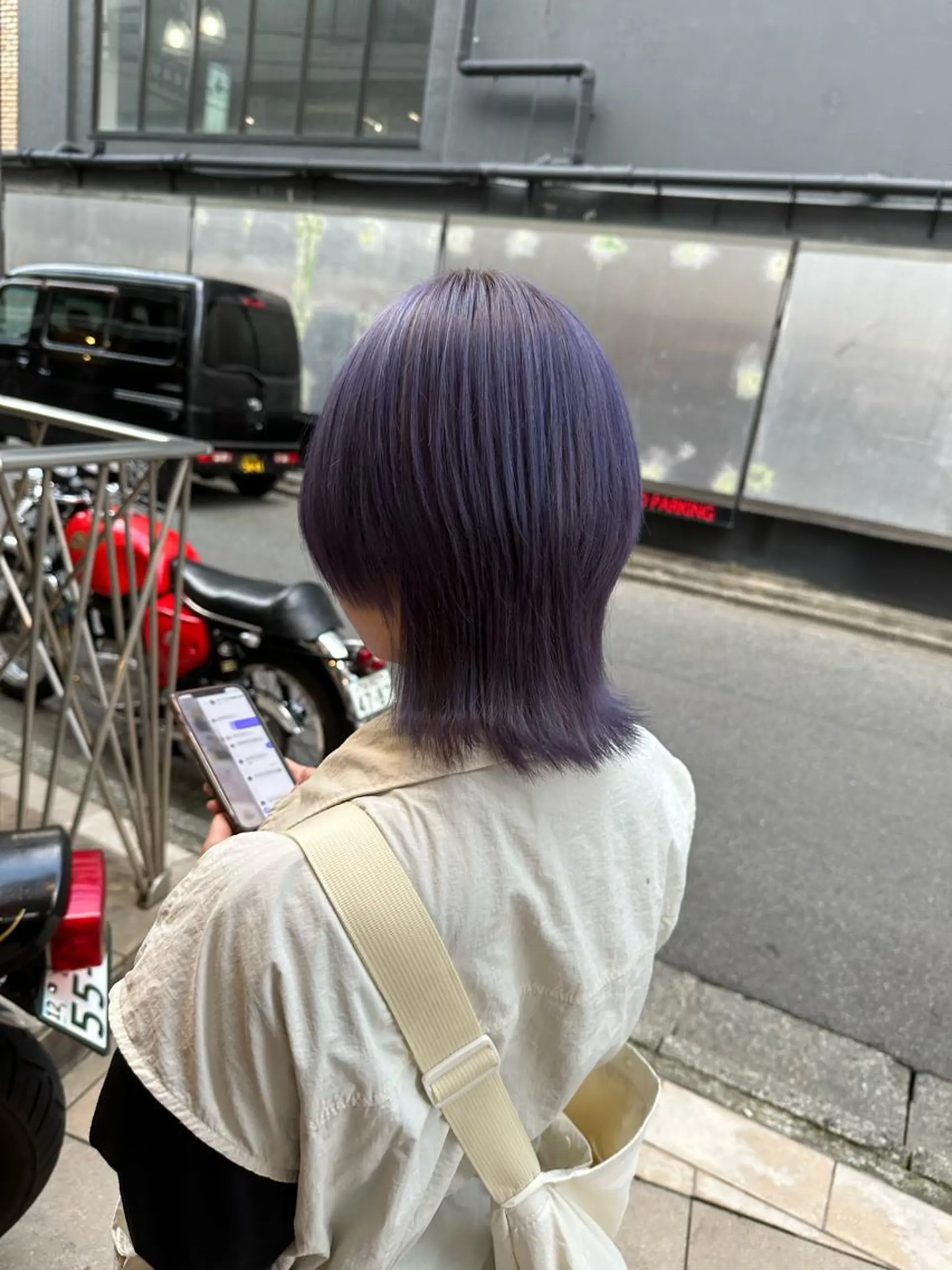 ミディアム 🔥コテ巻き風 ボブパーマ🔥のヘアスタイル