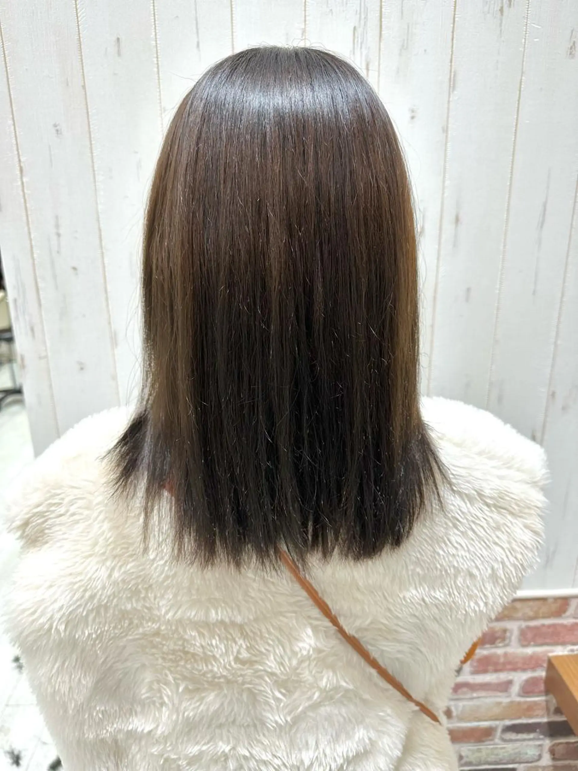 ミディアム カット ヘアカラー トリートメント 上野湧太 髪質改善/艶カラーのヘアスタイル