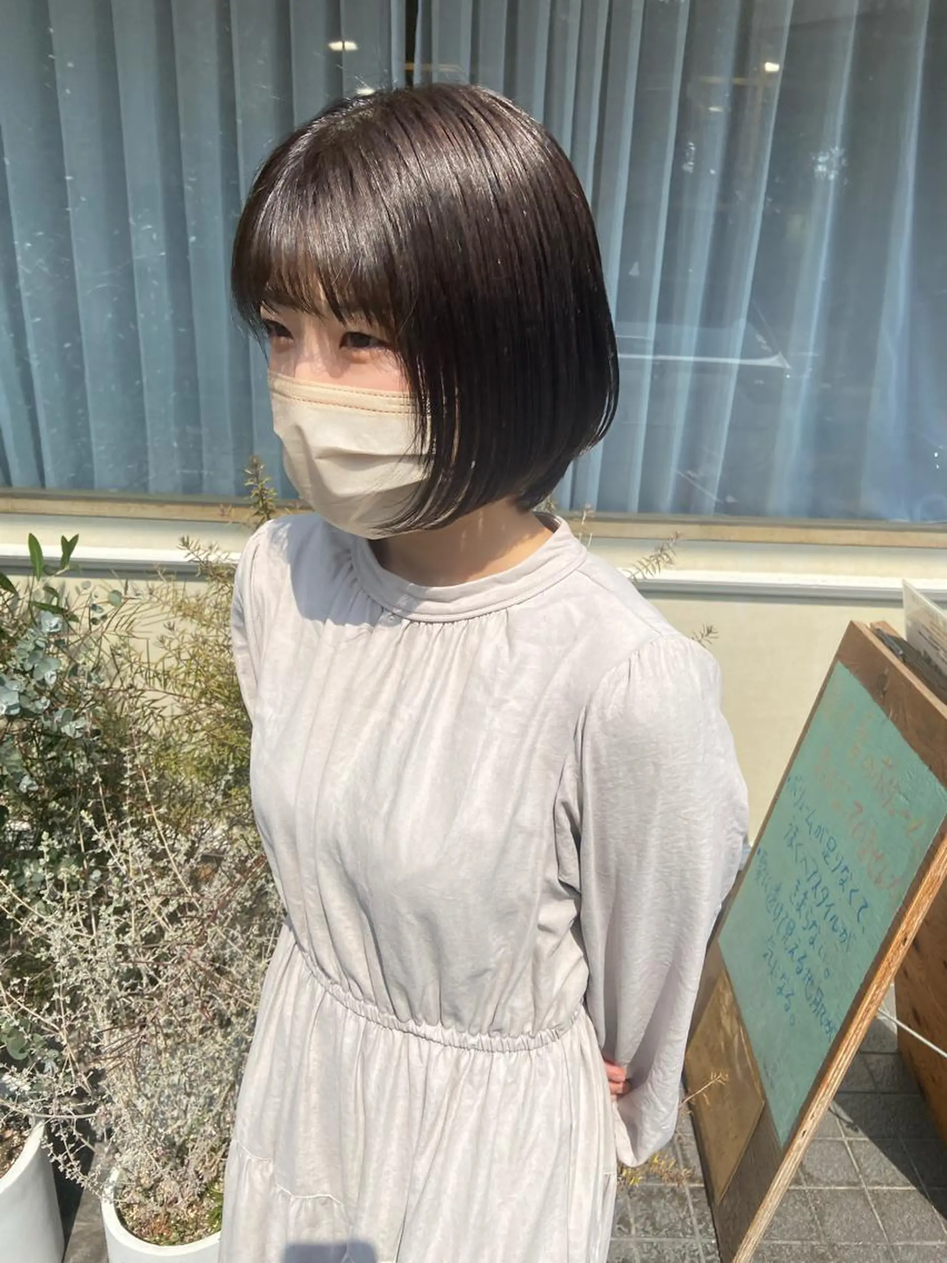 ショート カラー ヘアカラー merc.🌿💚 八幡真衣のヘアスタイル