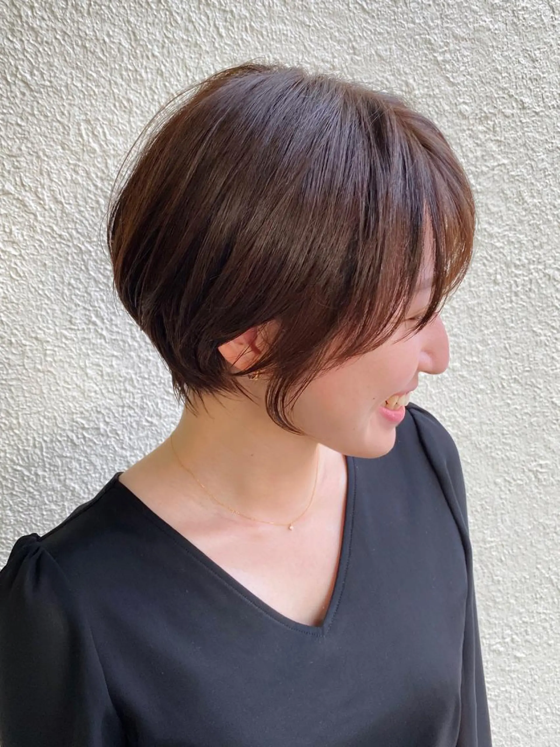 ショート カラー ベージュカラー ブラウンカラー ブラウンベージュ コバヤシ タイジュのヘアスタイル