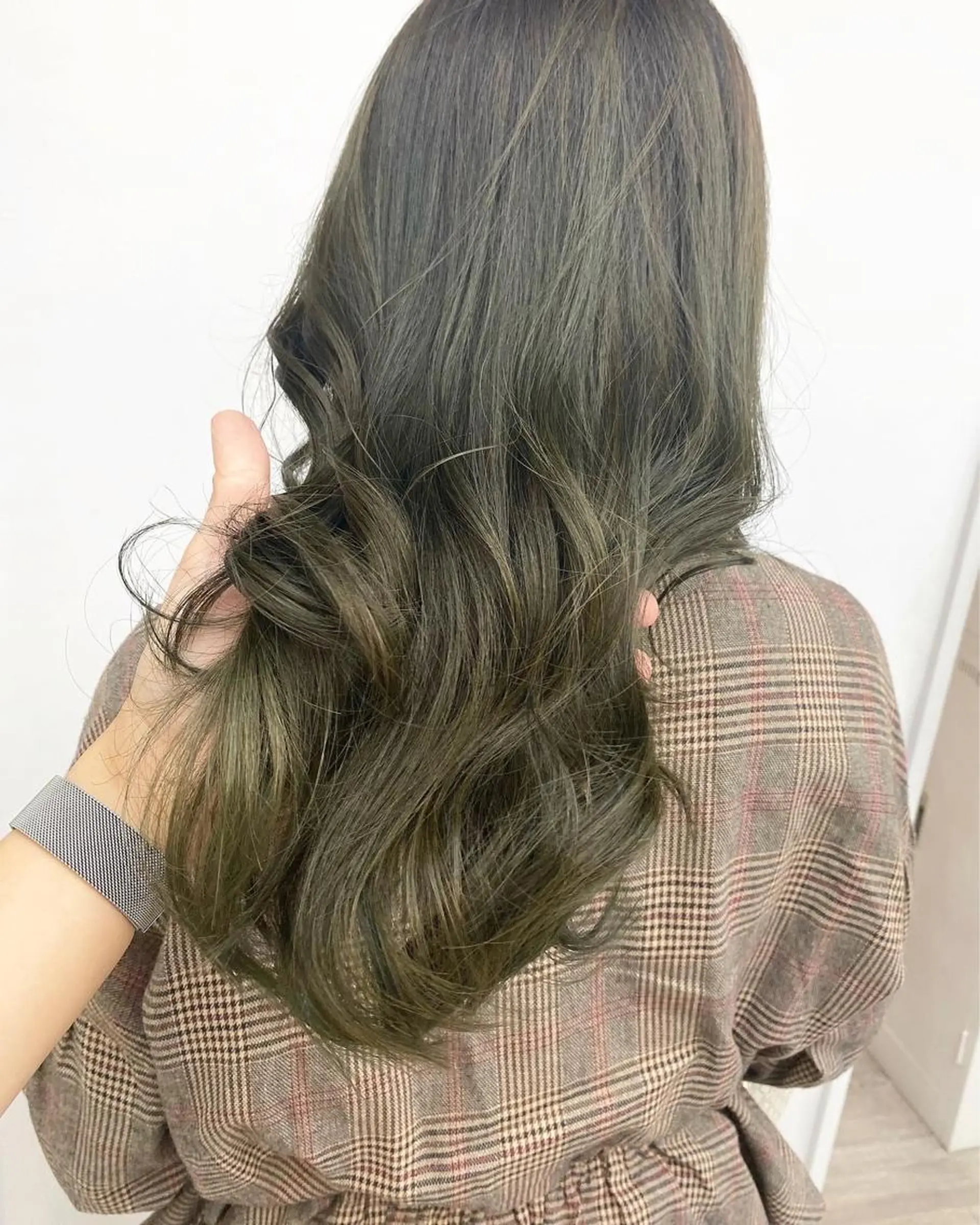 セミロング カラー カット ヘアカラー トリートメント ☀️透明感color KURO☀️のヘアスタイル