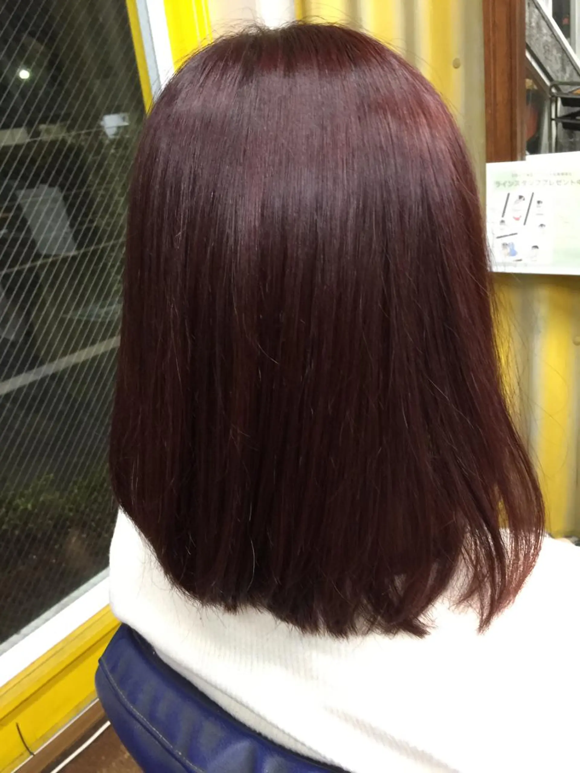 ミディアム カラー ピンクカラー ローズカラー 中村 海のヘアスタイル