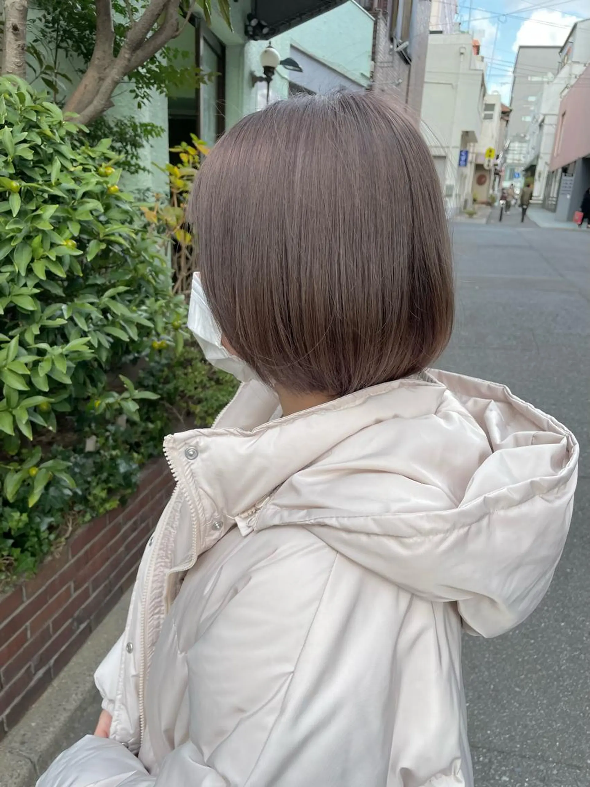 ショート カラー ヒナゴ トヨカズのヘアスタイル