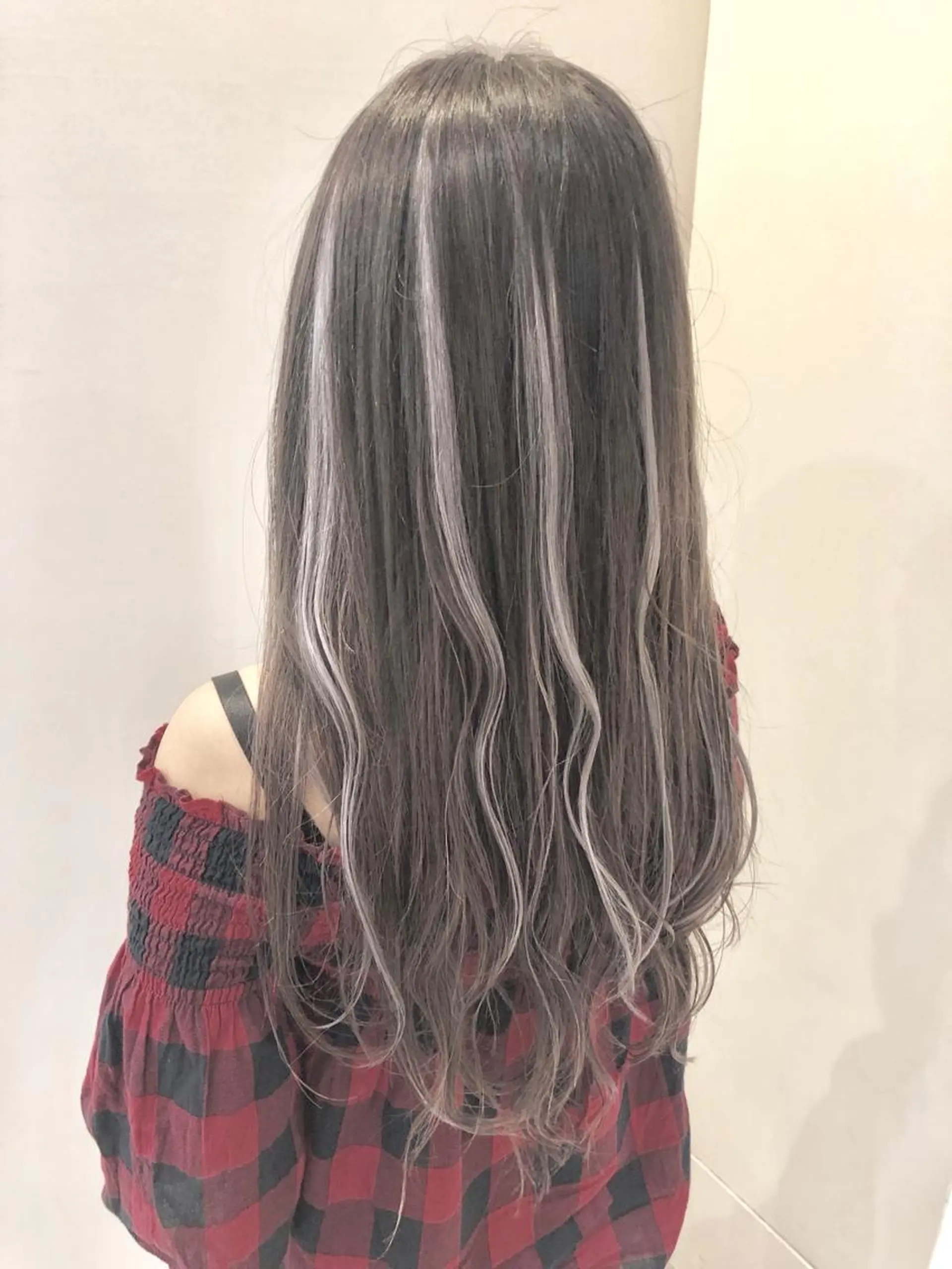 セミロング カット ヘアカラー エクステ シールエクステ×美髪 改善/ヨシモトカンジのヘアスタイル