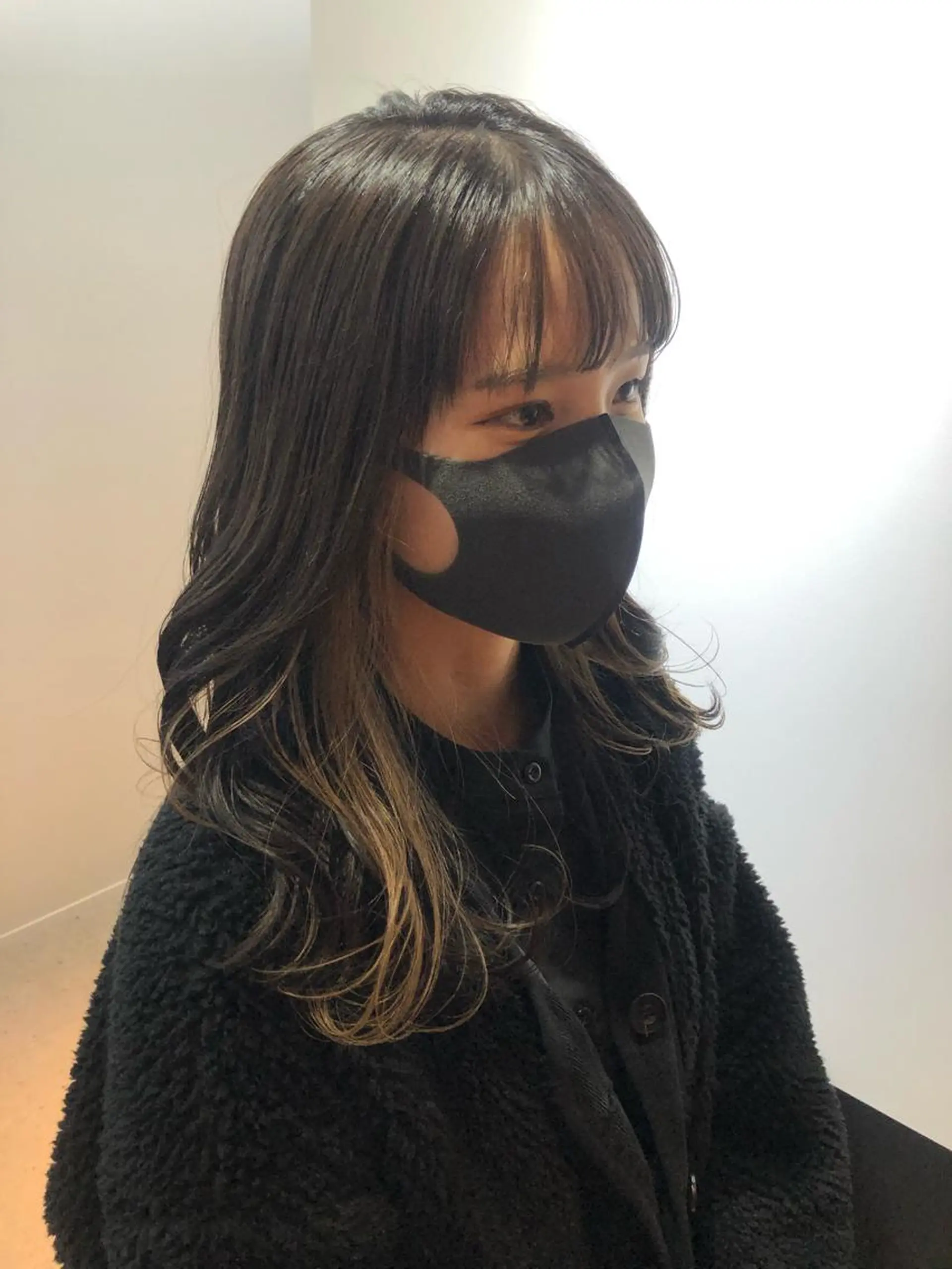 ロング カラー イヤリングカラー 片山美穂 心斎橋・なんばのヘアスタイル