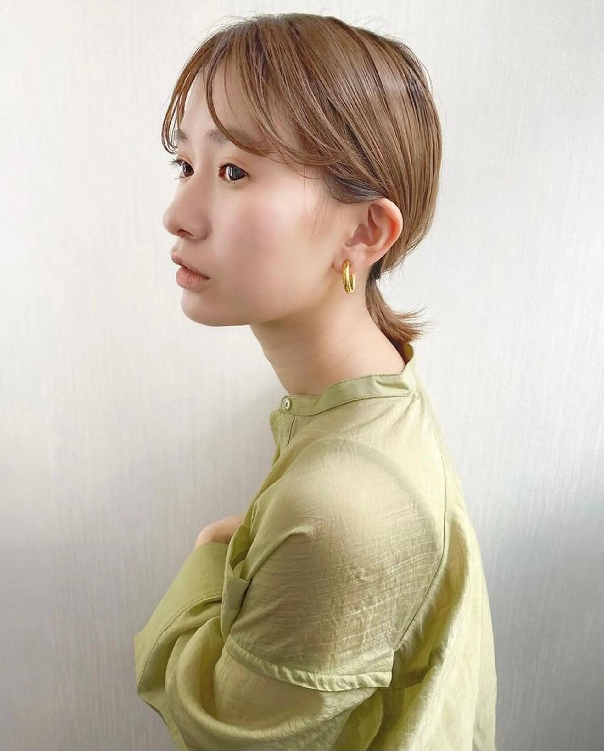 ミディアム カラー 渋谷/韓国風 西原直樹のヘアスタイル