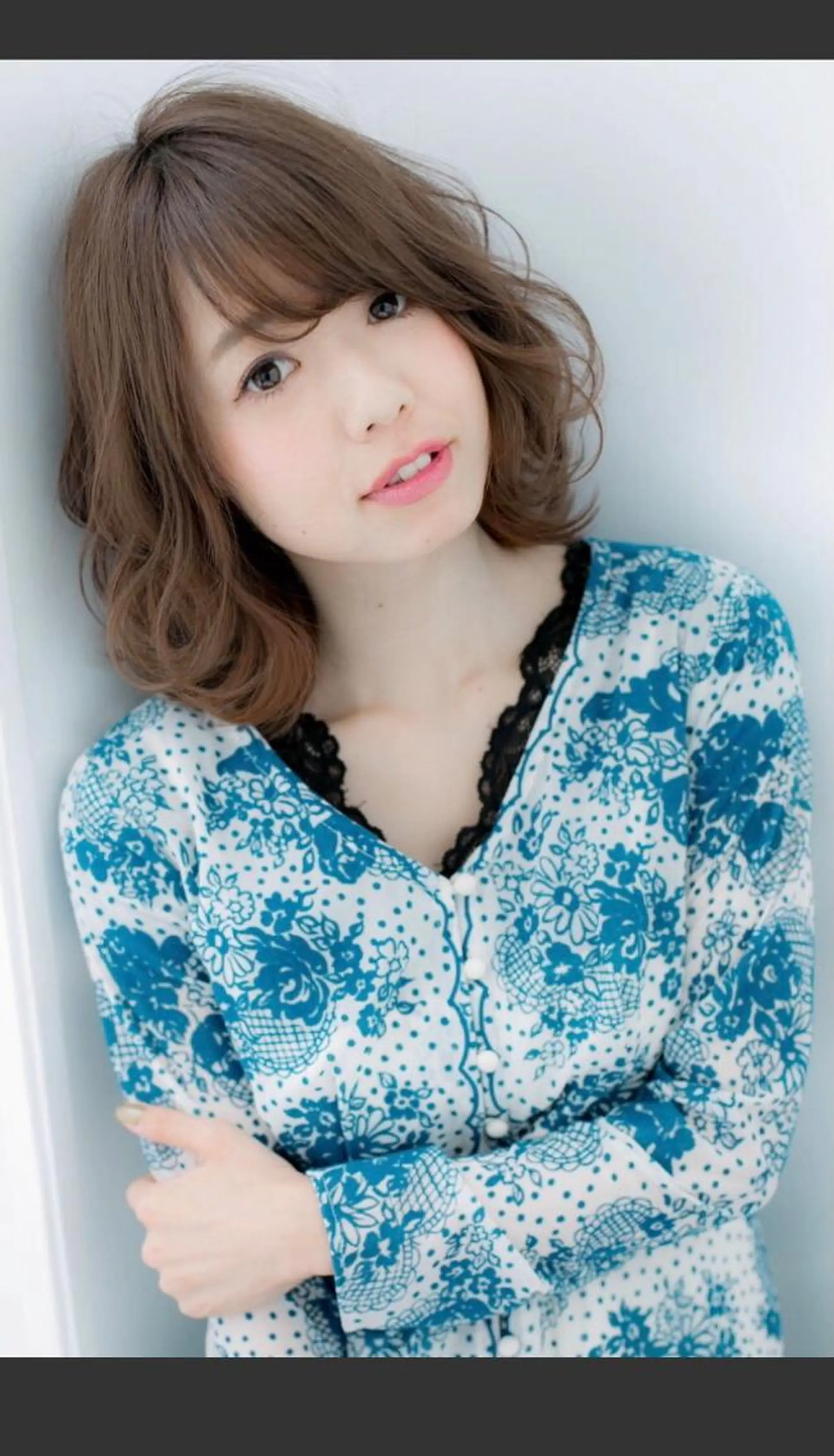 ミディアム カラー 櫻田 朴のヘアスタイル