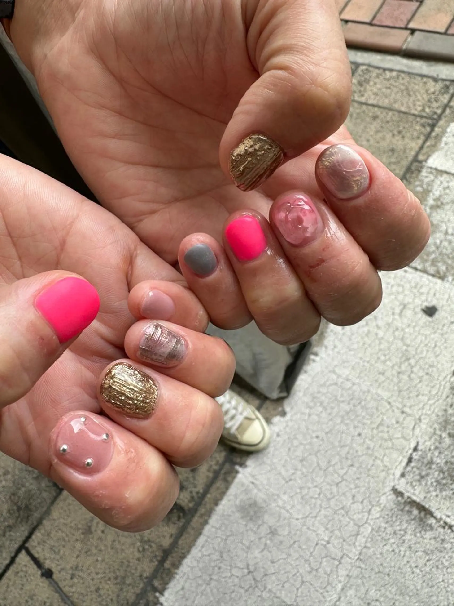 ネイル ハンドネイル nailsalon ∞ ﾐｶﾅﾙ ∞のネイルデザイン