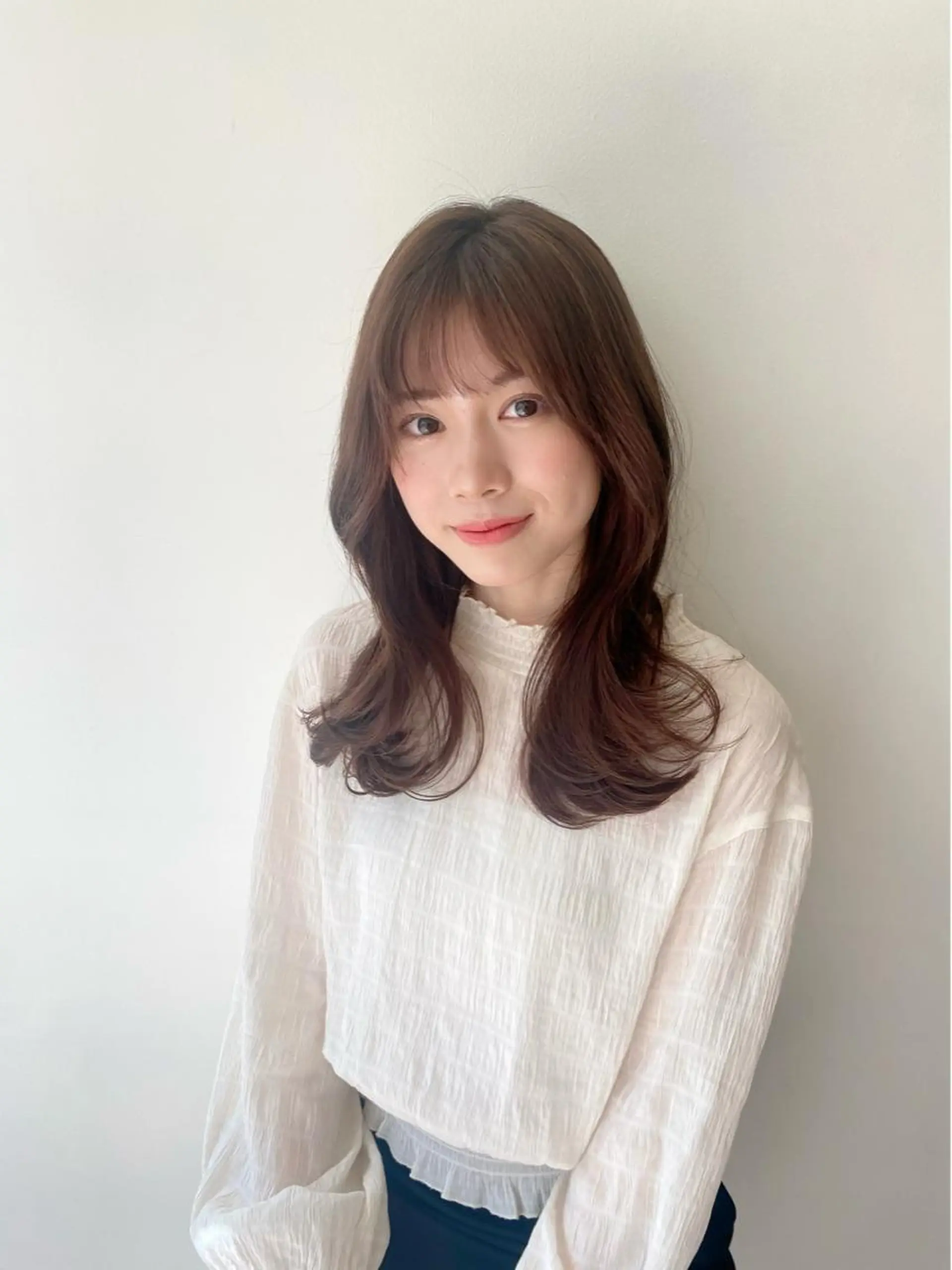 セミロング 隅野 恭生のヘアスタイル