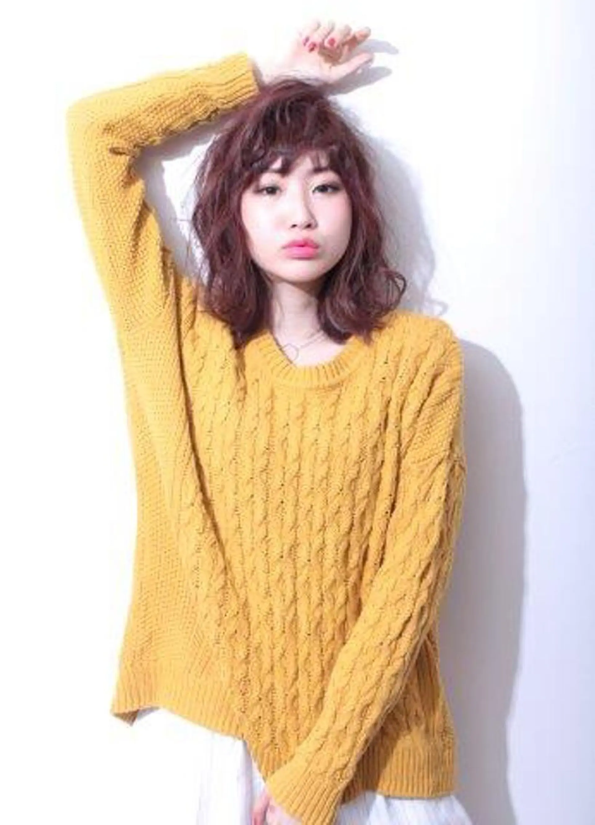 カラー 丸みショートボブ/ タッセルボブ 吉野のヘアスタイル