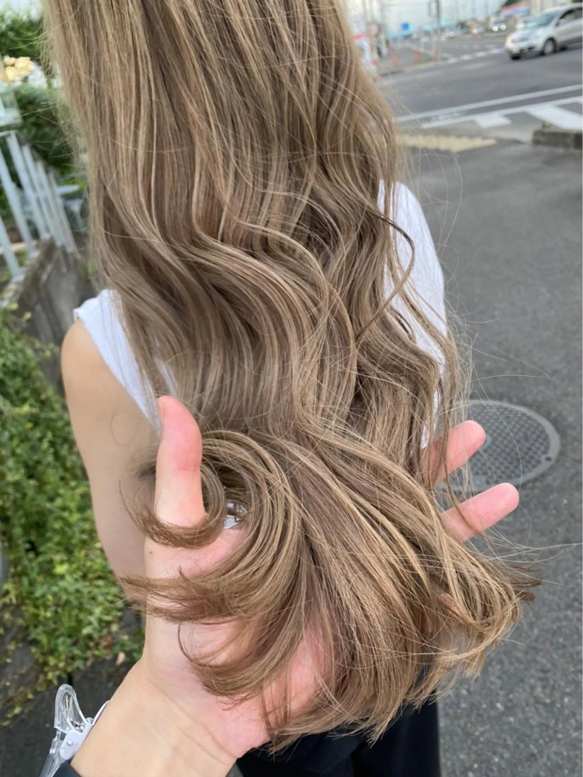 ロング ヘアカラー トリートメント レイヤーカット/ ブリーチカラー/雅人のヘアスタイル