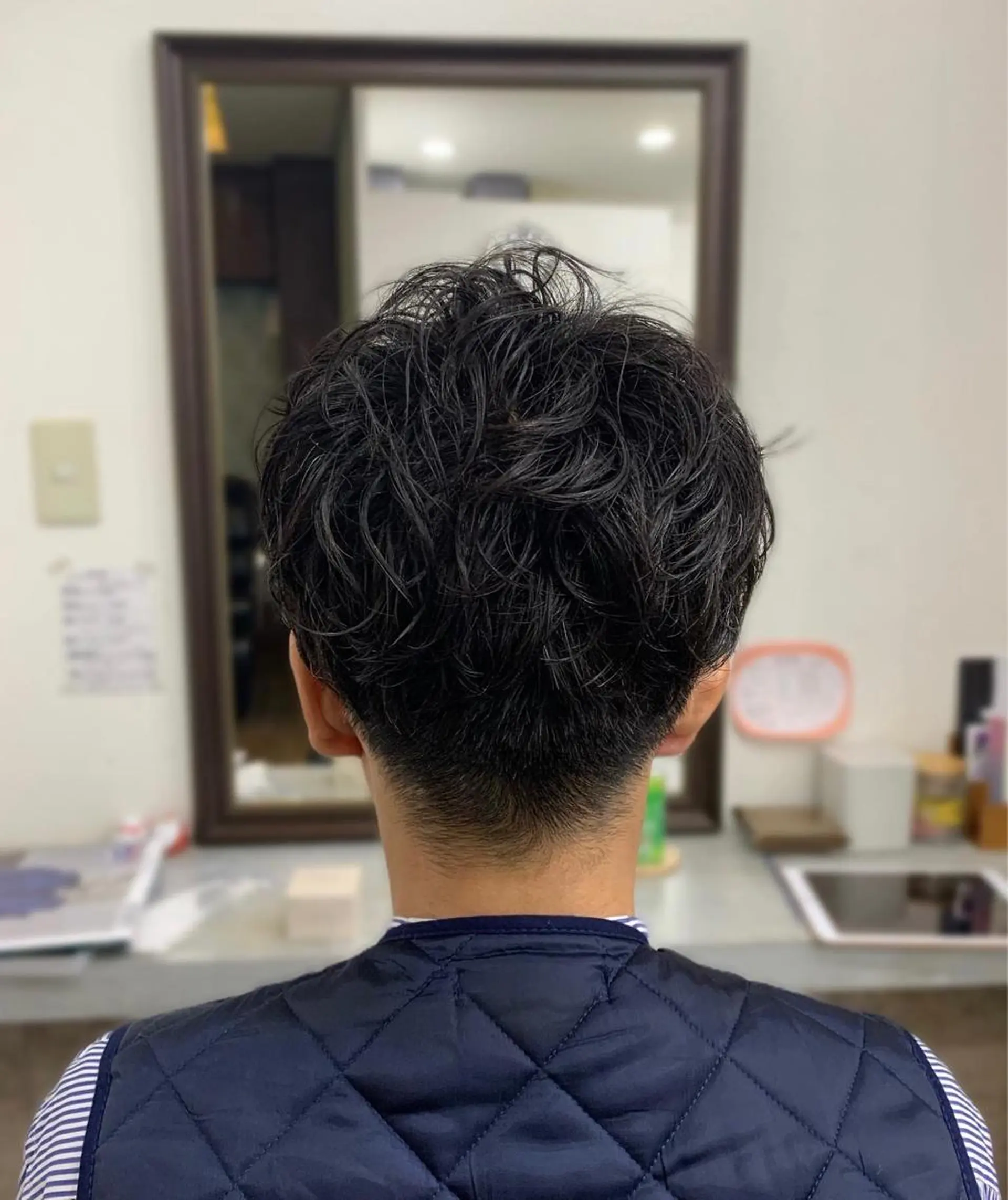 パーマ メンズ カット パーマ 中崎町／似合わせ cut🔸山路ナオコのヘアスタイル