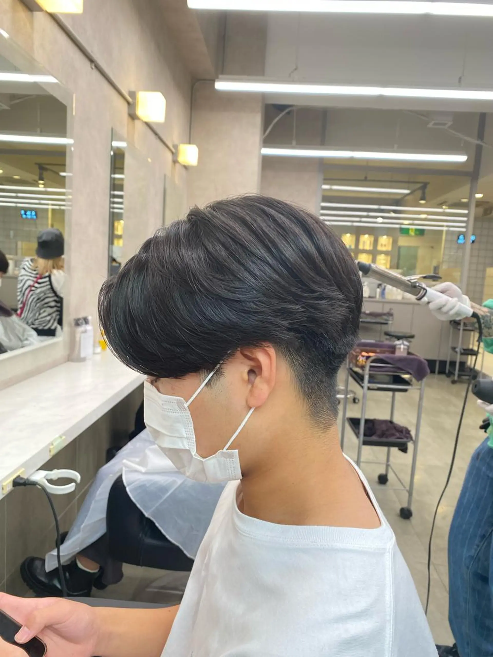 ショート パーマ メンズ 🟦ニュアンス/メン ズパーマ横浜🟦のヘアスタイル