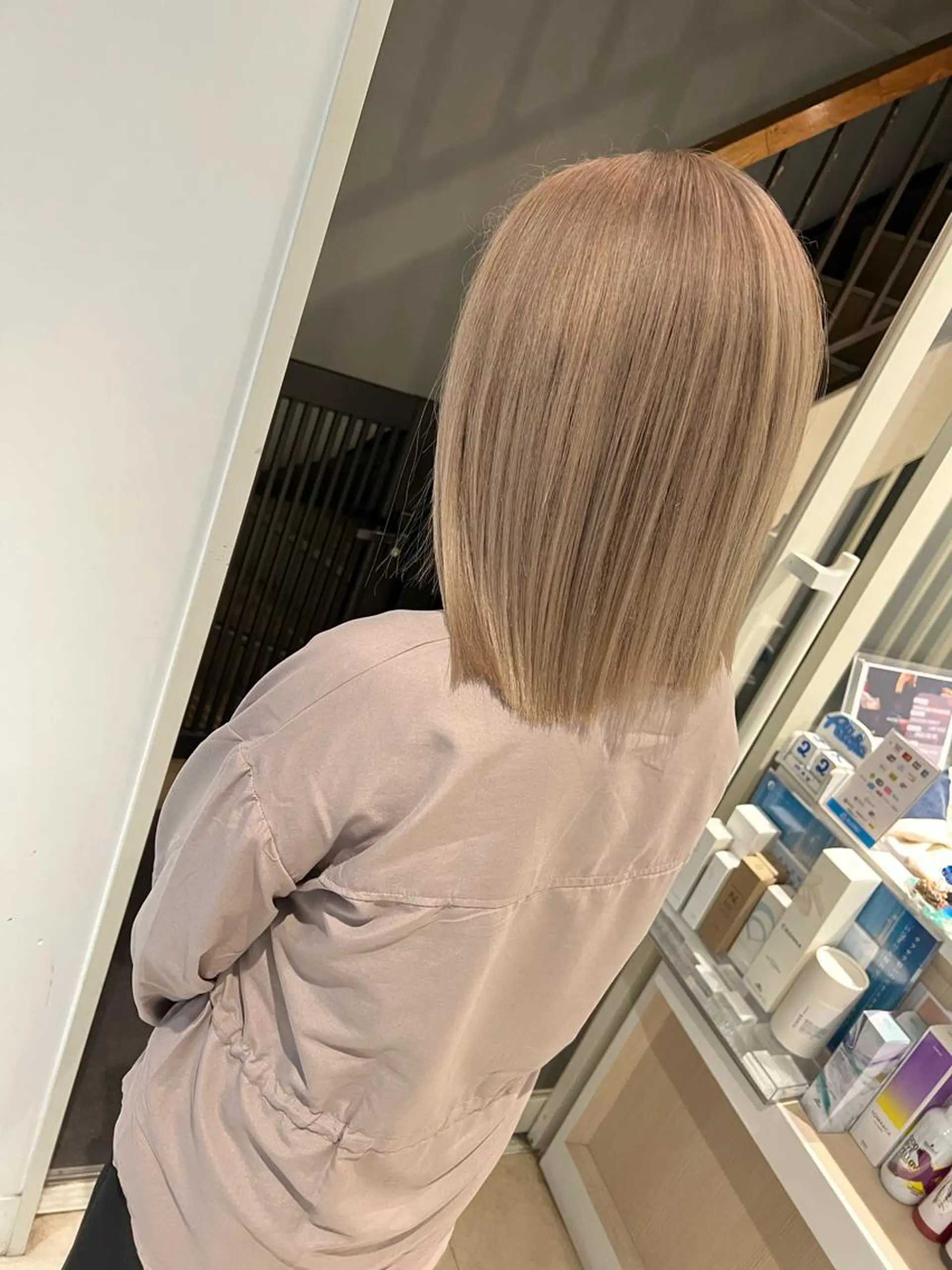 ミディアム カラー ヘアアレンジ 🔥ハイトーンカラー ギャルNAOKI🔥のヘアスタイル